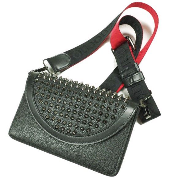Christian Louboutin Christian Louboutin Christian Louboutin Explorafunk Wallet Calf Leather 2way Shoulder Bag Leather Crossbody Bag DUTY FREE for USA Size ONE SIZE - 1 Thumbnail