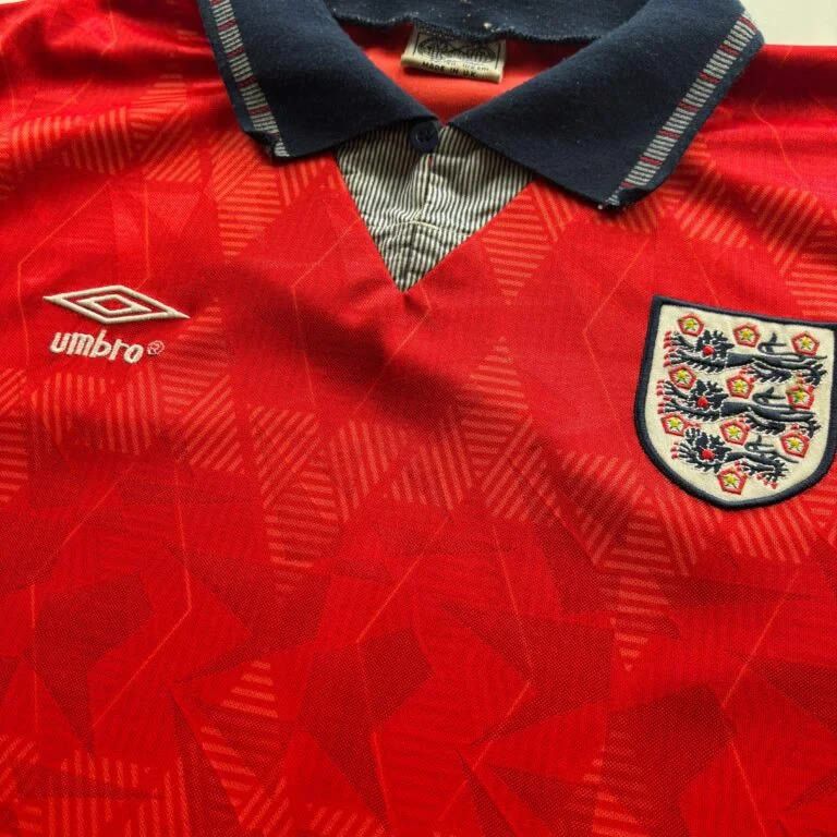 Umbro England 1990-92 Umbro away football jersey size M Size US M / EU 48-50 / 2 - 3 Thumbnail