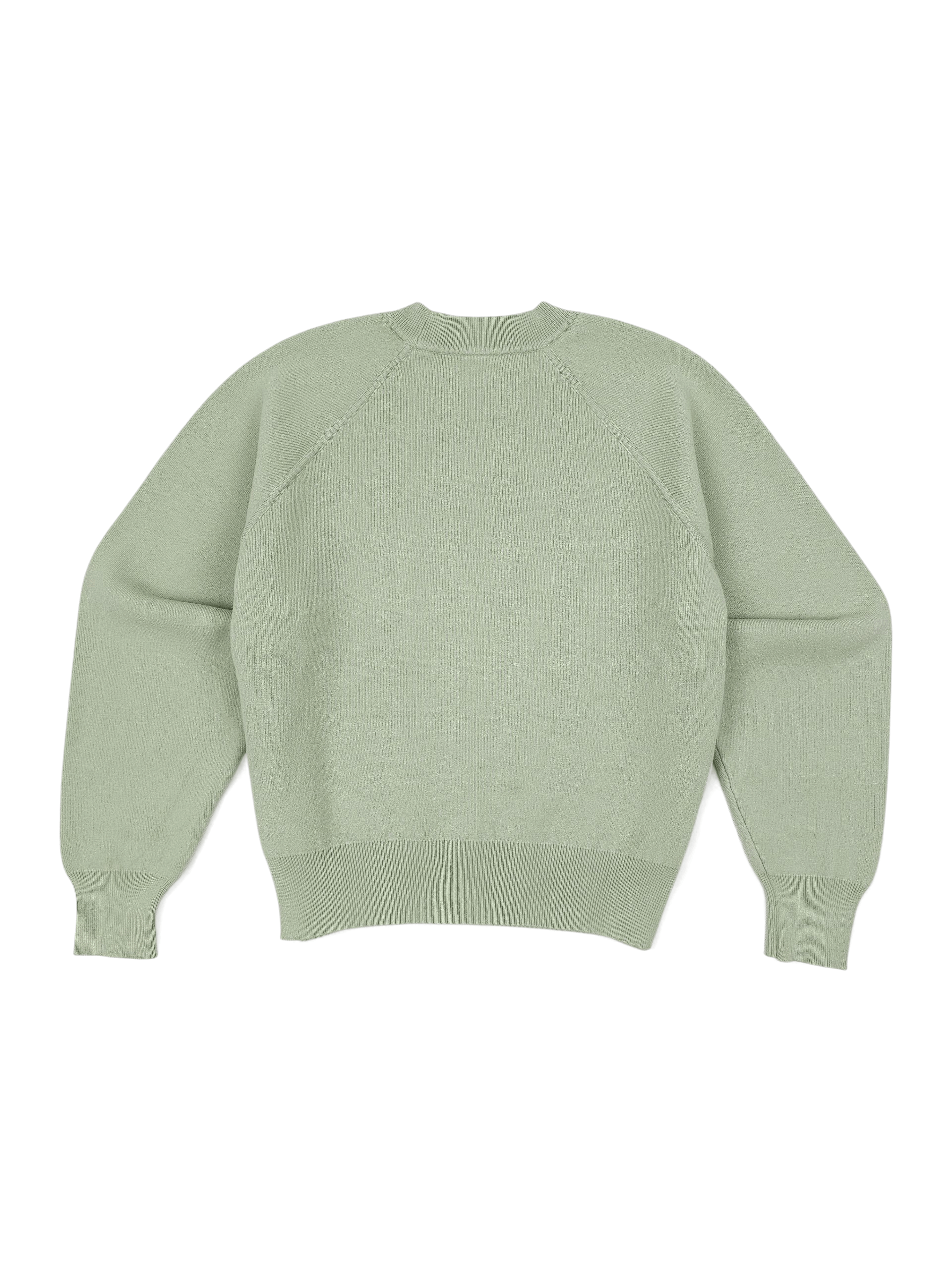 Sandro 💎 Sandro Light Green Boxy Relaxed Mint Jumper Sweatshirt XS Size XS / US 0-2 / IT 36-38 - 2 Thumbnail