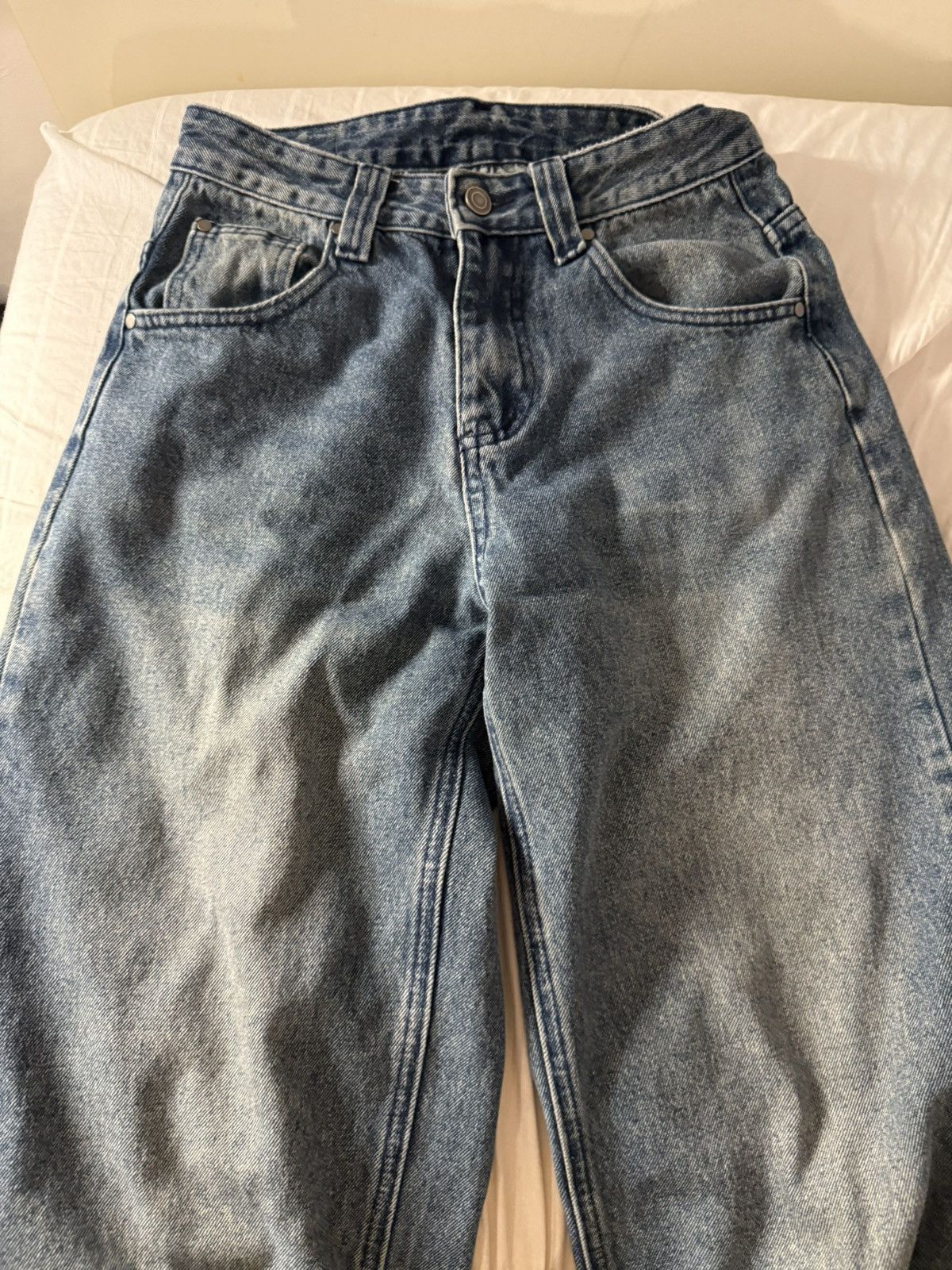 Other Wide Leg Baggy Jeans Small Size 25" / US 0 / IT 36 - 1 Thumbnail