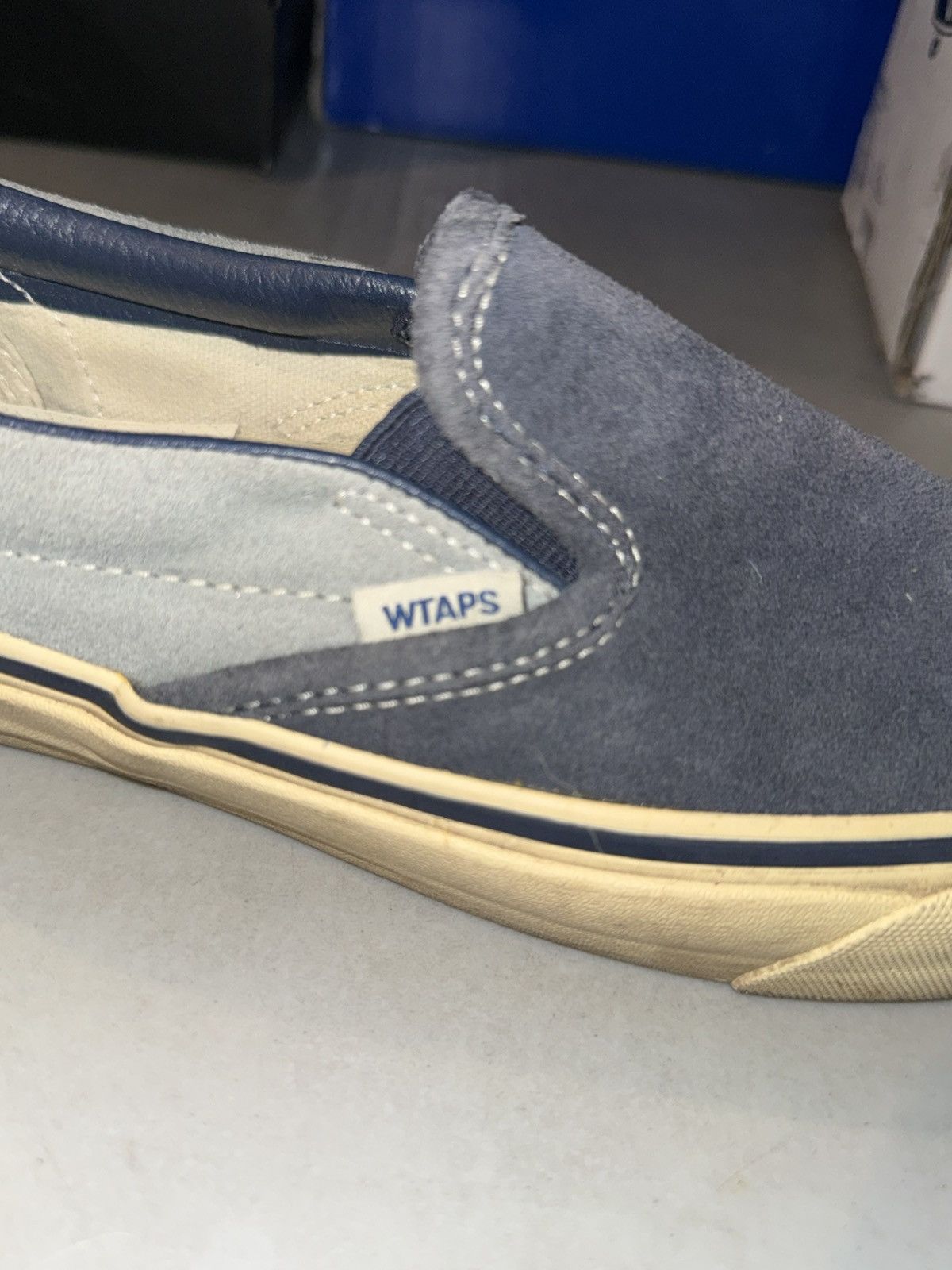 Vans × Wtaps Vans Vault Wtaps Navy Slip-on sz7.5 Size US 7.5 / EU 40-41 - 6 Thumbnail