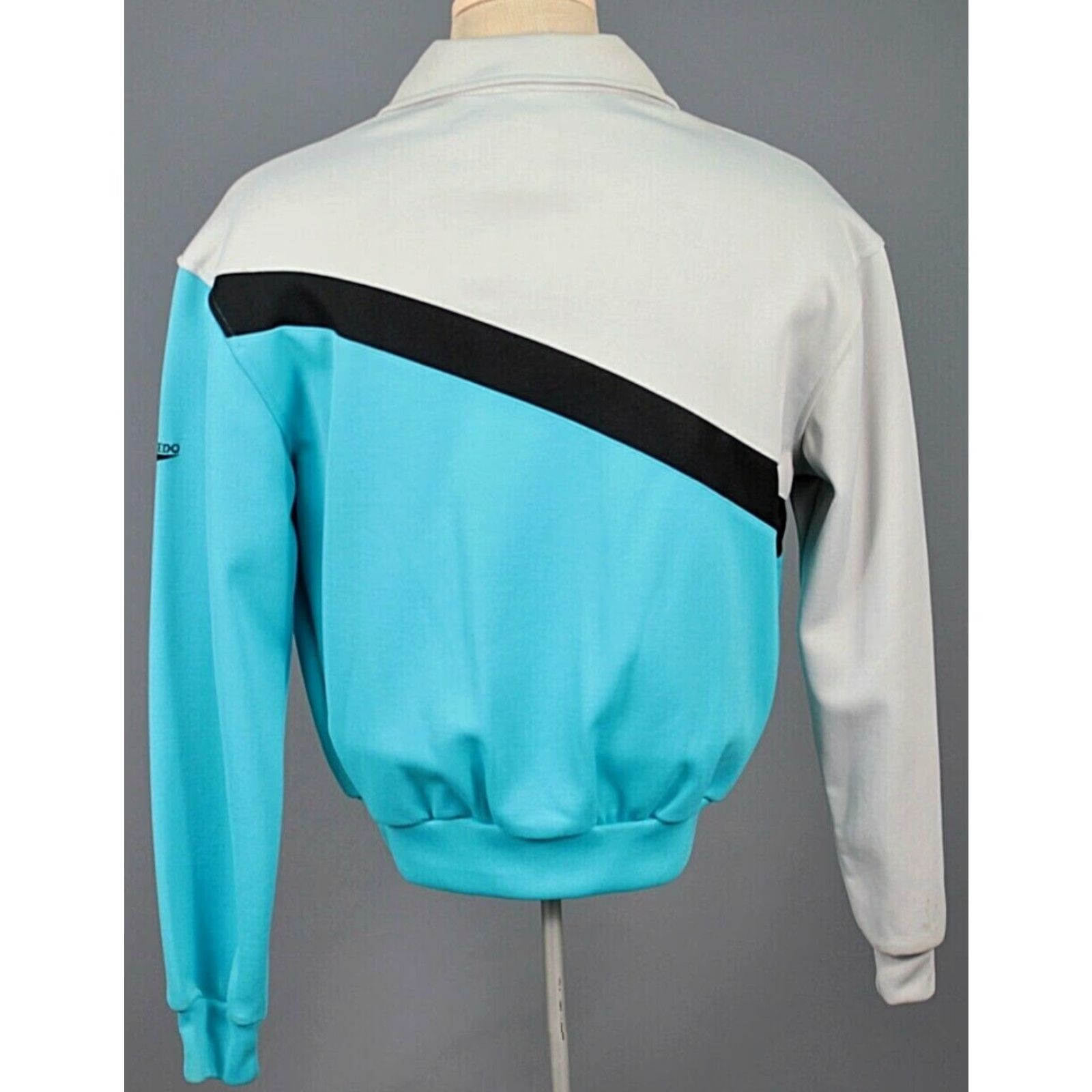 Speedo VINTAGE Speedo Men's 1980s Tracksuit Blue White 2 PC Polyester Sz M Jogging Size US 31 - 4 Thumbnail