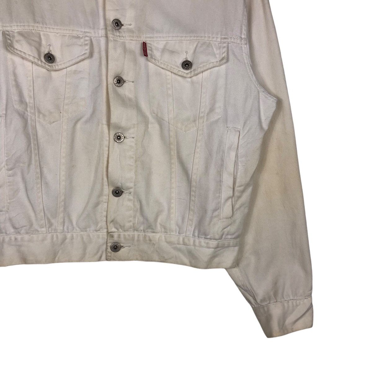 Japanese Brand 📌Vintage Denim Cropped Biker Jacket Jungle Storm Size US M / EU 48-50 / 2 - 6 Thumbnail