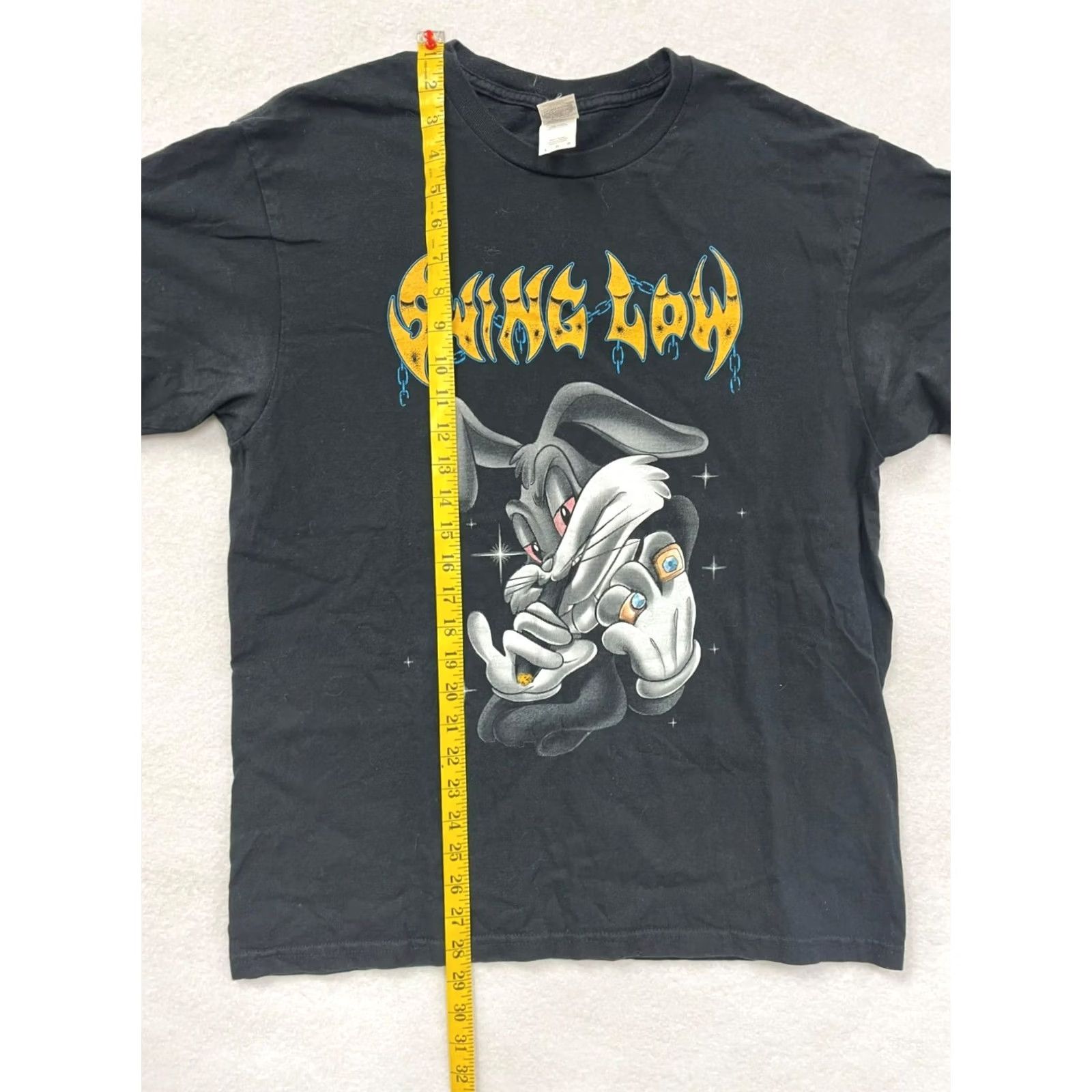 Vintage VINTAGE Bugs Bunny Graphic Tee Swing Low Black L Mens Size US L / EU 52-54 / 3 - 5 Thumbnail