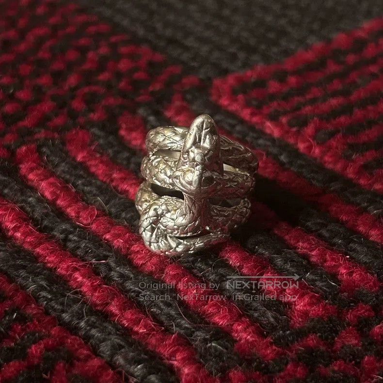 Vivienne Westwood Vivienne Westwood First Press Snake Ring, Sun Moon Star Ri Size ONE SIZE - 2 Thumbnail