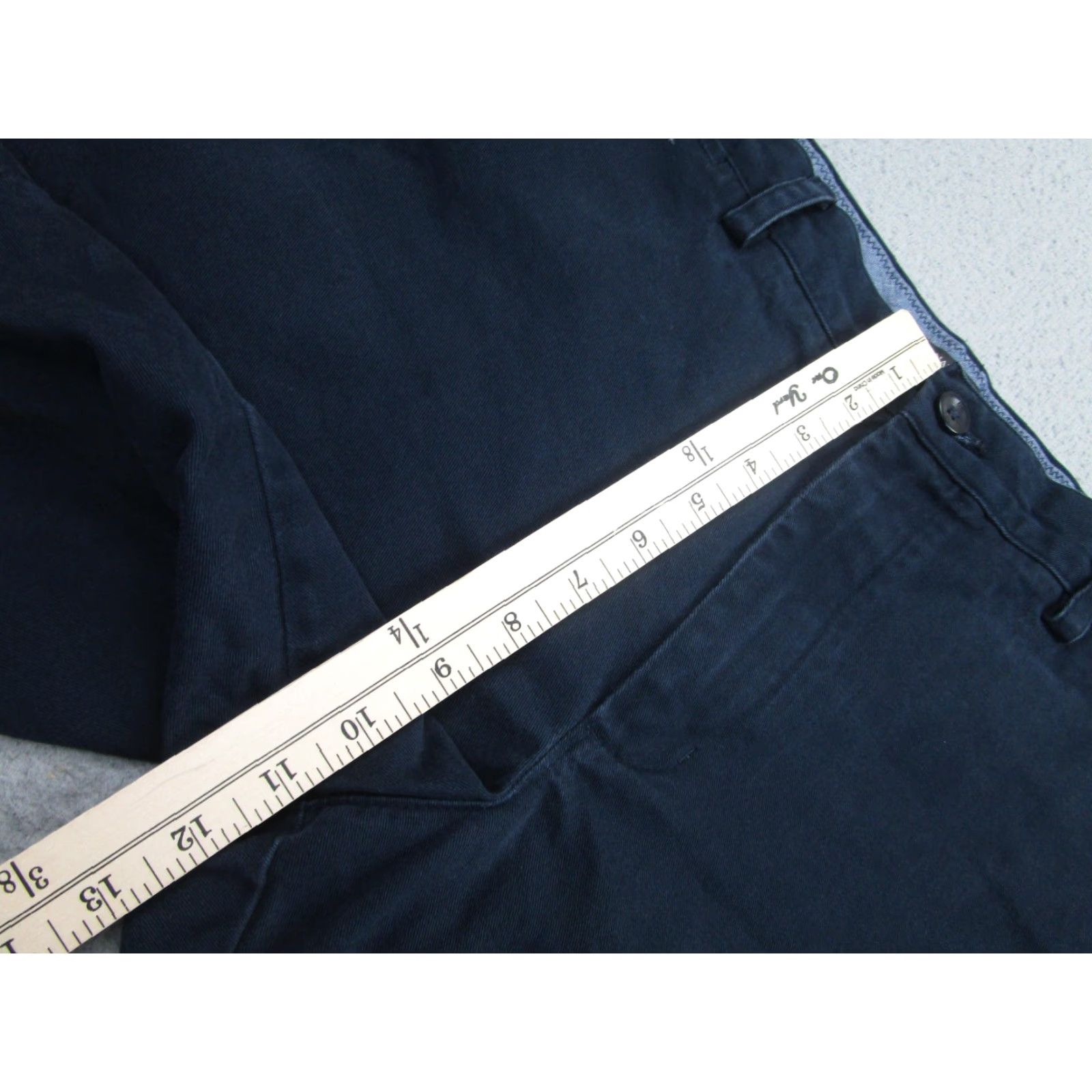 Banana Republic Banana Republic Shorts Mens 38 Navy Blue Aiden Chino Cotton Flat Front Casual Size US 38 / EU 54 - 5 Thumbnail