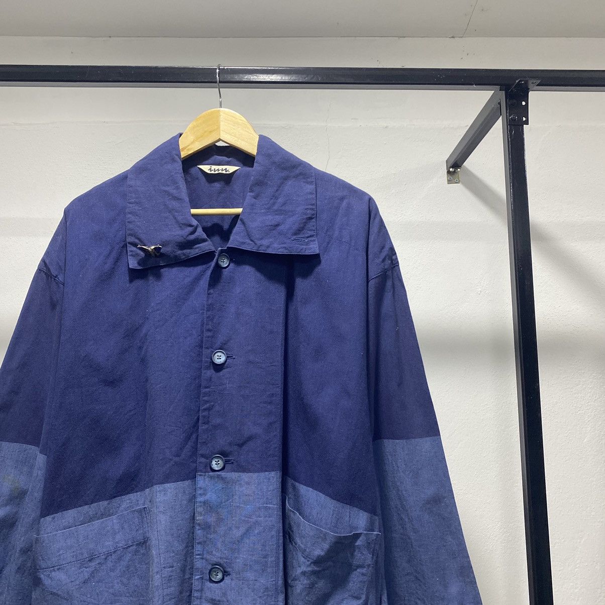 Issey Miyake × Japanese Brand × Vintage Sick☠️ Issey Miyake Style Linen Crop Boxy Outerwear Jacket Size US L / EU 52-54 / 3 - 2 Thumbnail