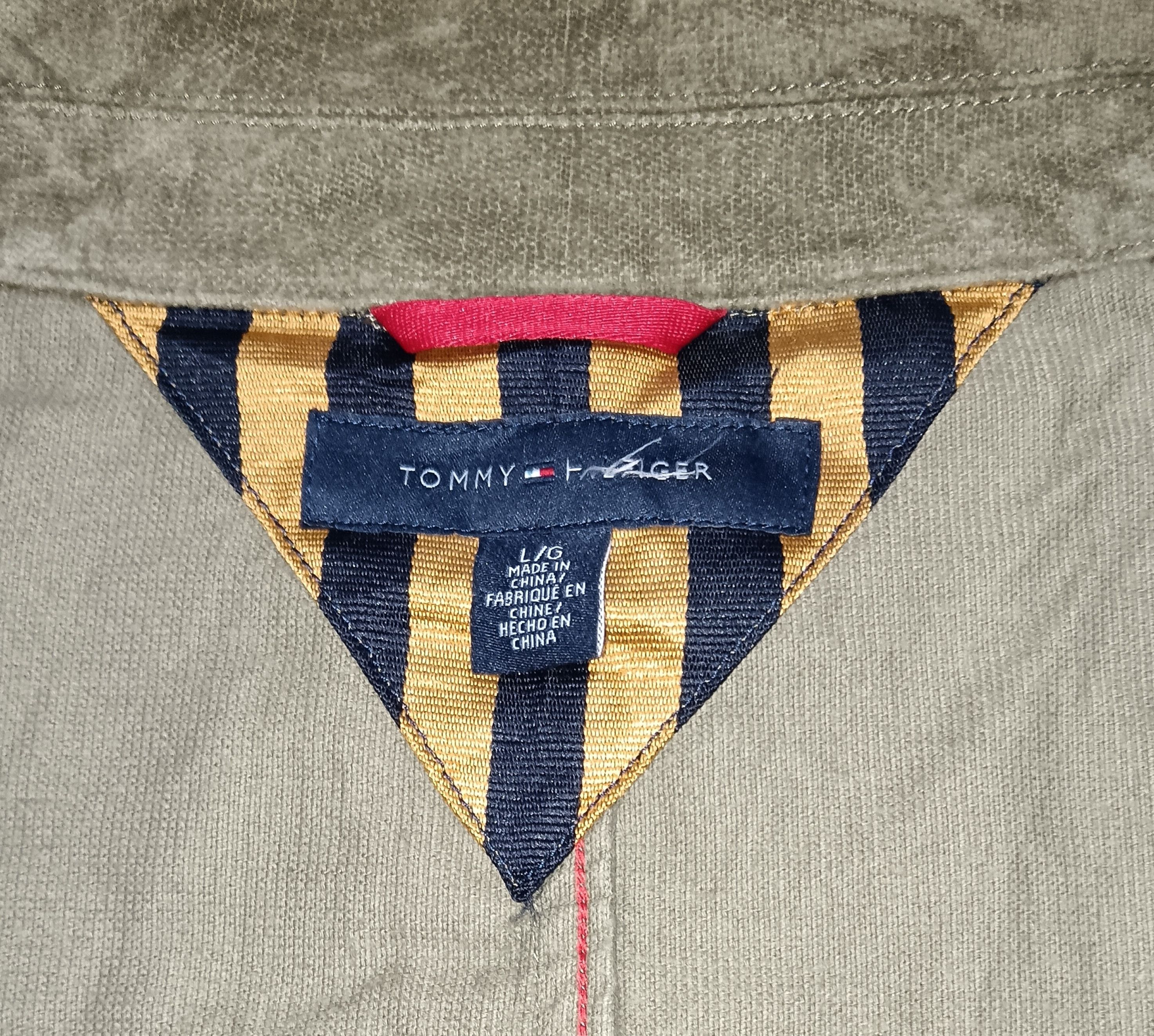 Tommy Hilfiger TOMMY HILFIGER GREEN VELVET CHORE JACKET Size US L / EU 52-54 / 3 - 2 Thumbnail