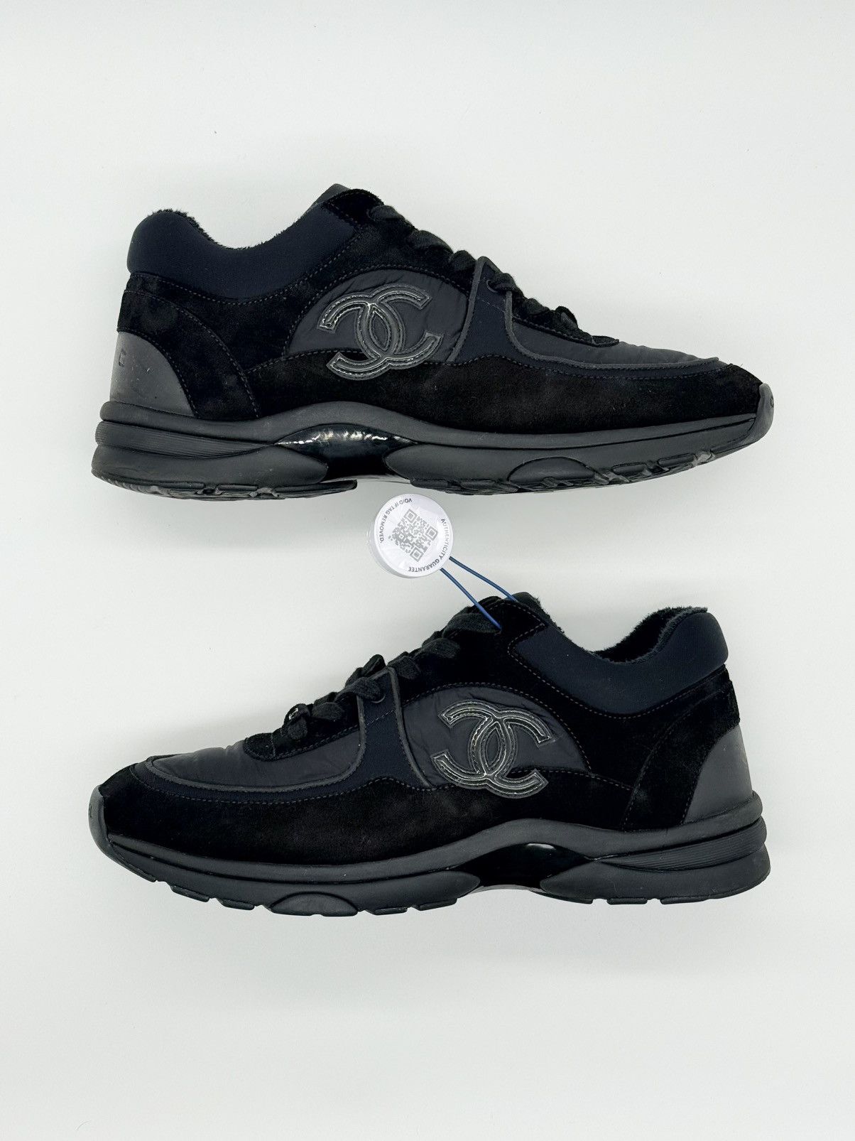 Size 8.5 - Chanel Sneaker Black