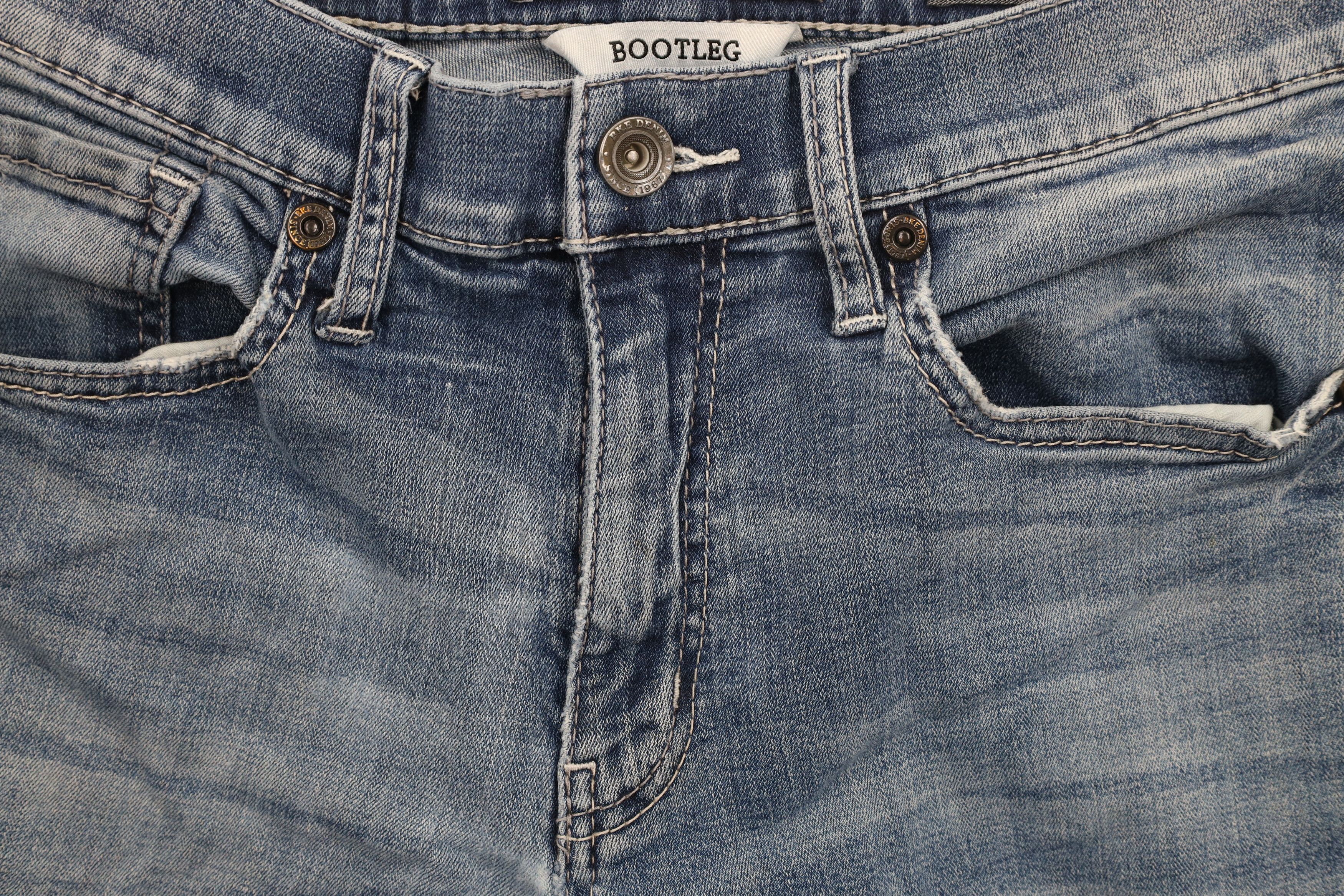 Vintage Buckle BKE Stitch Jake Stretch Bootleg Denim Jeans Blue Size US 32 / EU 48 - 8 Thumbnail