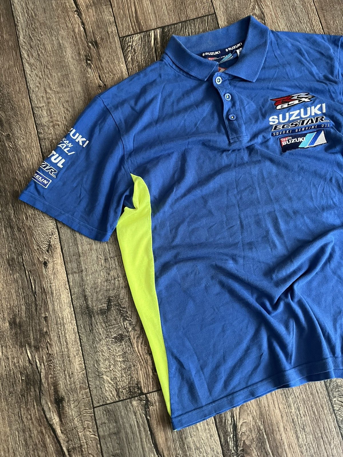 Formula 1 × Vintage Vintage Suzuki Team F1 Formula Uno Polo Shirt Button Up Size US M / EU 48-50 / 2 - 3 Thumbnail