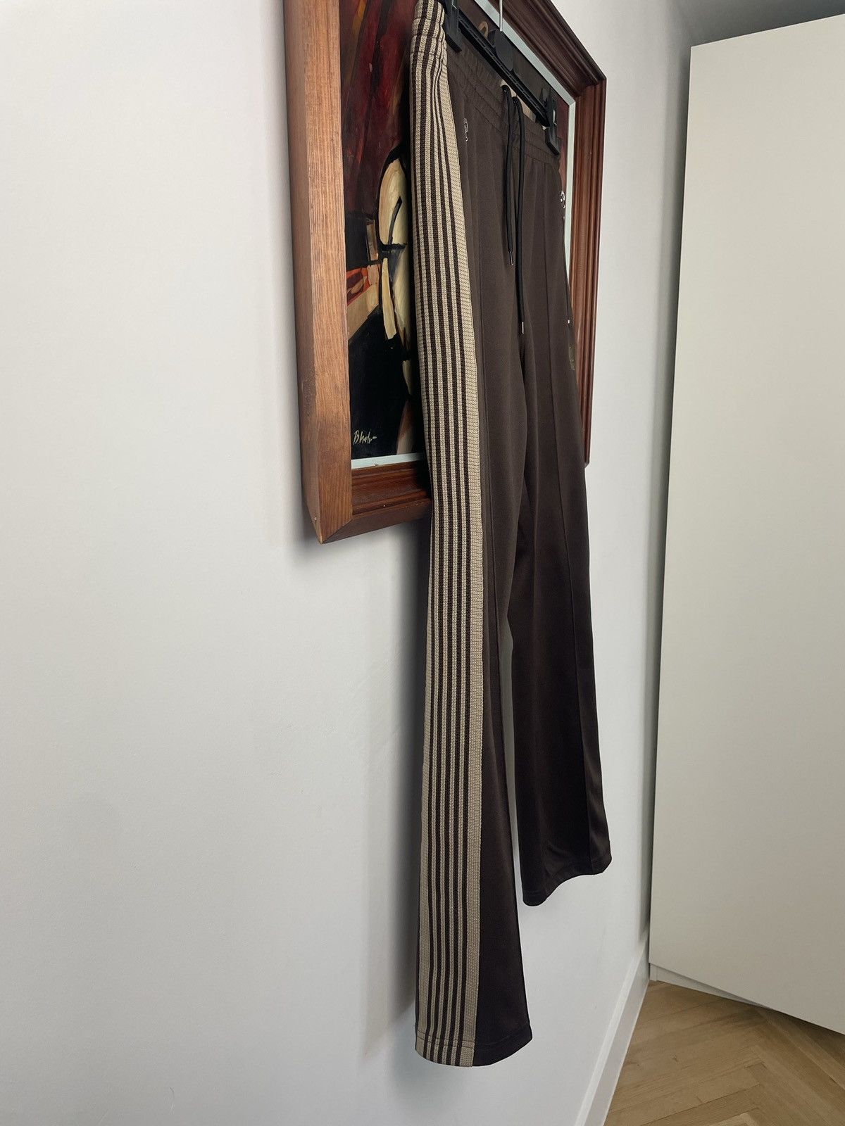 Needles Needles Brown Trousers Butterfly Track Pant Japanese Hype Size US 31 - 4 Thumbnail