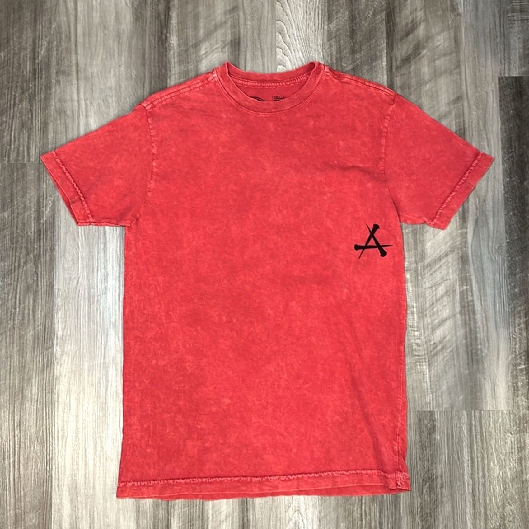 Affliction Affliction Toxic Wrath Washed Tee Mens Small Red NWOT Shirt Size US S / EU 44-46 / 1 - 2 Thumbnail