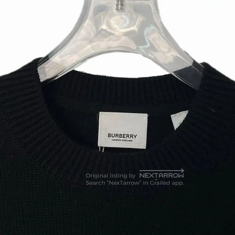 Burberry Burberry Black Wool Sweater with Deer Print. Size XS / US 0-2 / IT 36-38 - 3 Thumbnail
