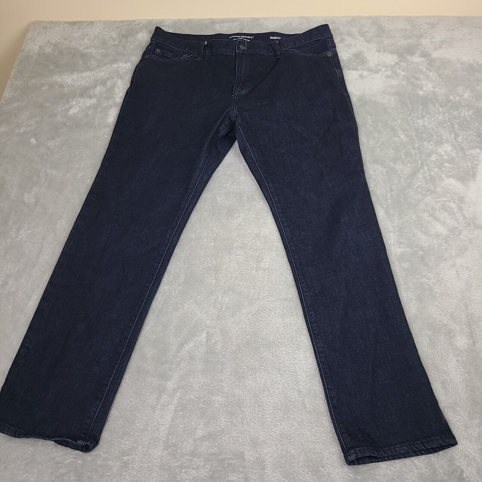 Banana Republic Banana Republic Jeans Mens 35x30 Blue The Traveler Slim Fit Size US 35 - 1 Thumbnail