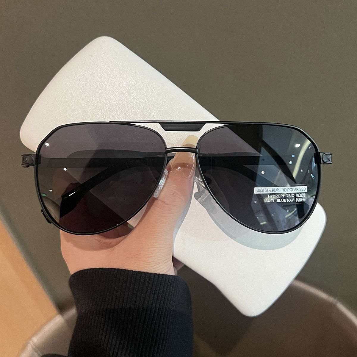 VIBE Hip-hop Street ins style custom avant-garde sunglasses Size ONE SIZE - 1 Thumbnail