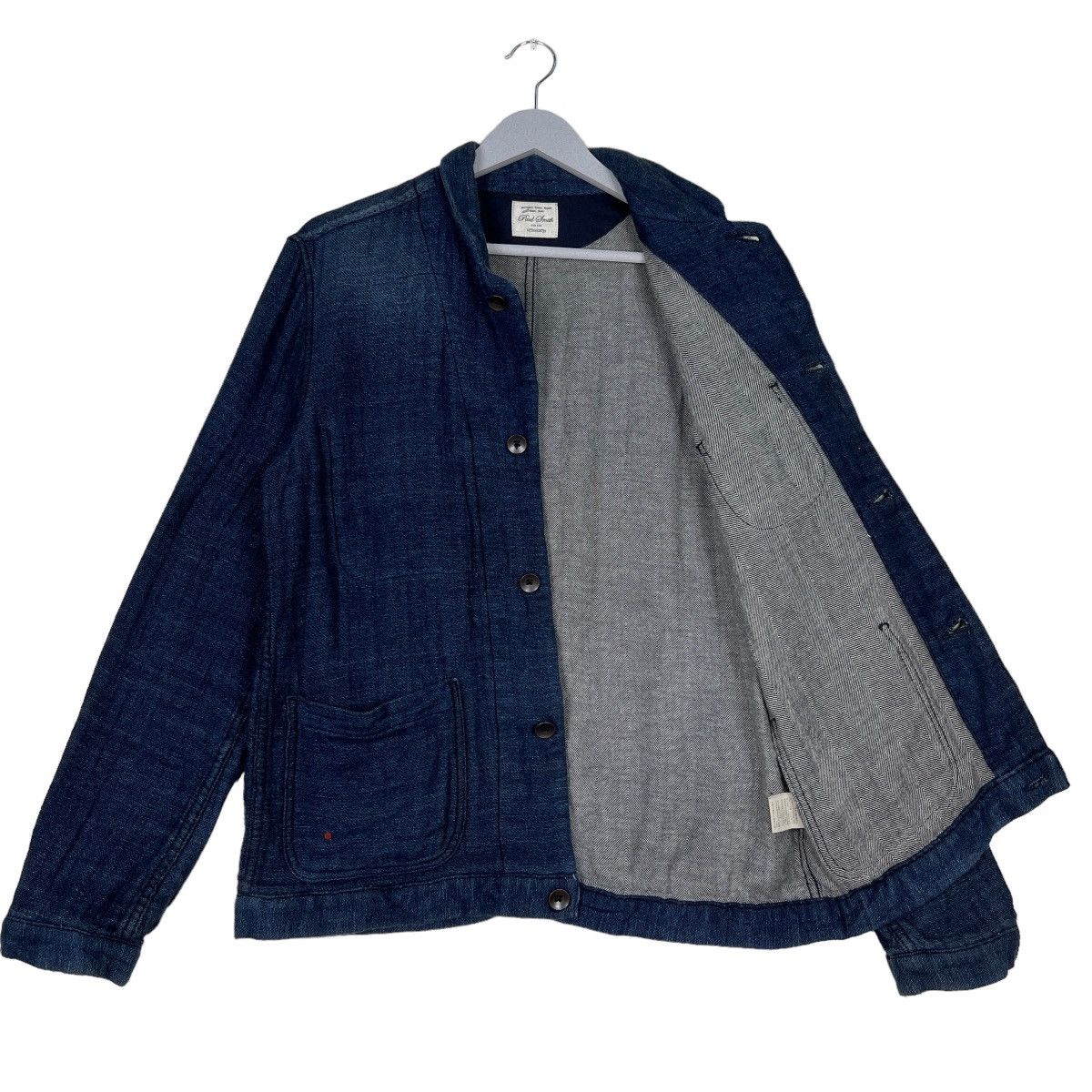 Paul Smith × Paul Smith Red Ear 🔥 RED EAR BY PAUL SMITH INDIGO CHORE JACKET MADE IN JAPAN Size US L / EU 52-54 / 3 - 9 Thumbnail