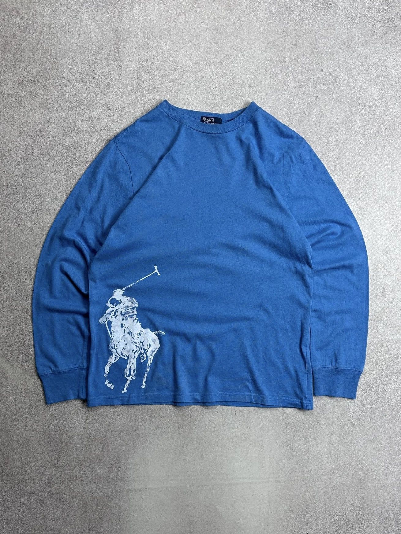 Polo Ralph Lauren Vintage Polo Ralph Lauren Big Pony Longsleeve Shirt M Size US M / EU 48-50 / 2 - 1 Thumbnail