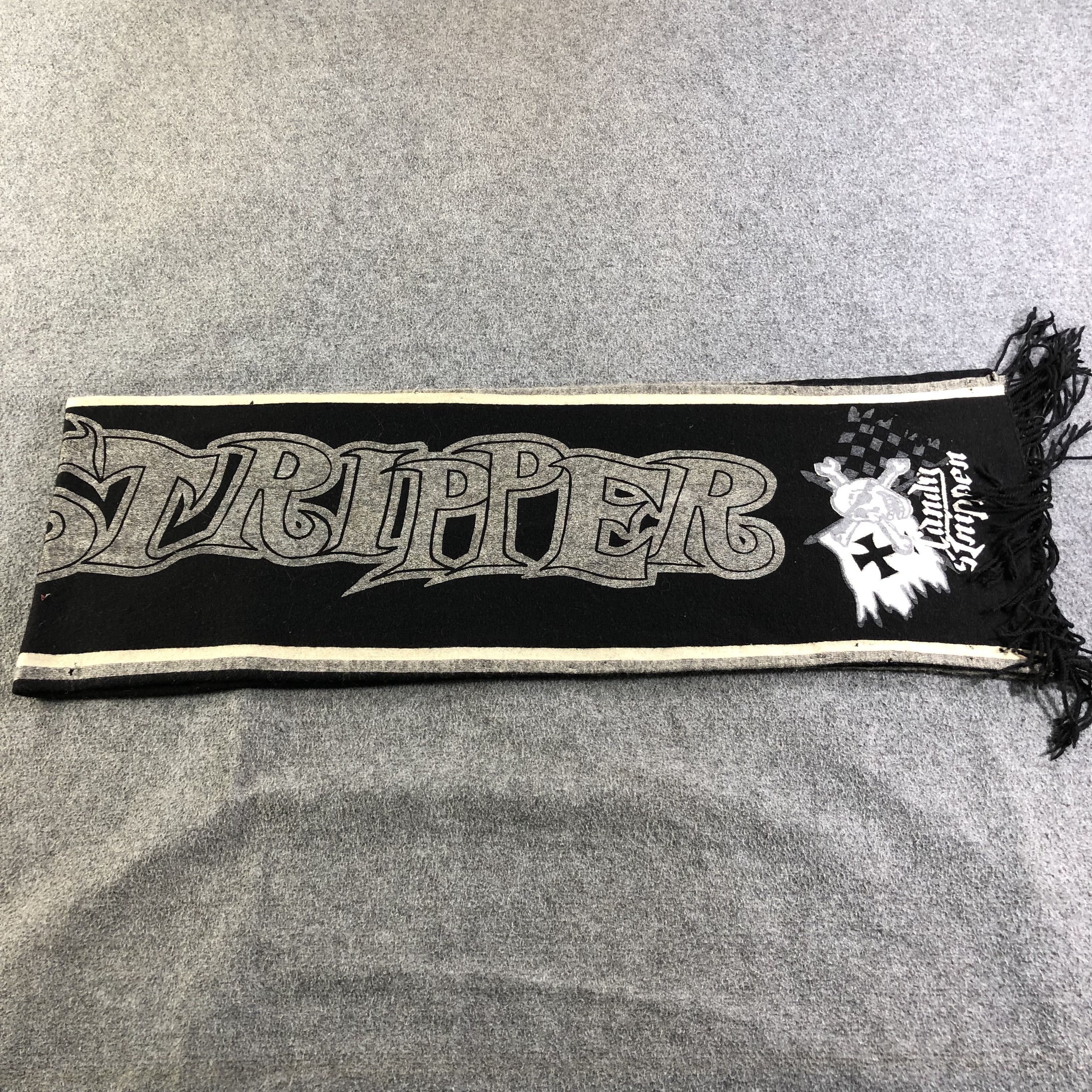Vintage Candy Stripper Wool Scarf Muffler V1907 Size ONE SIZE - 2 Thumbnail