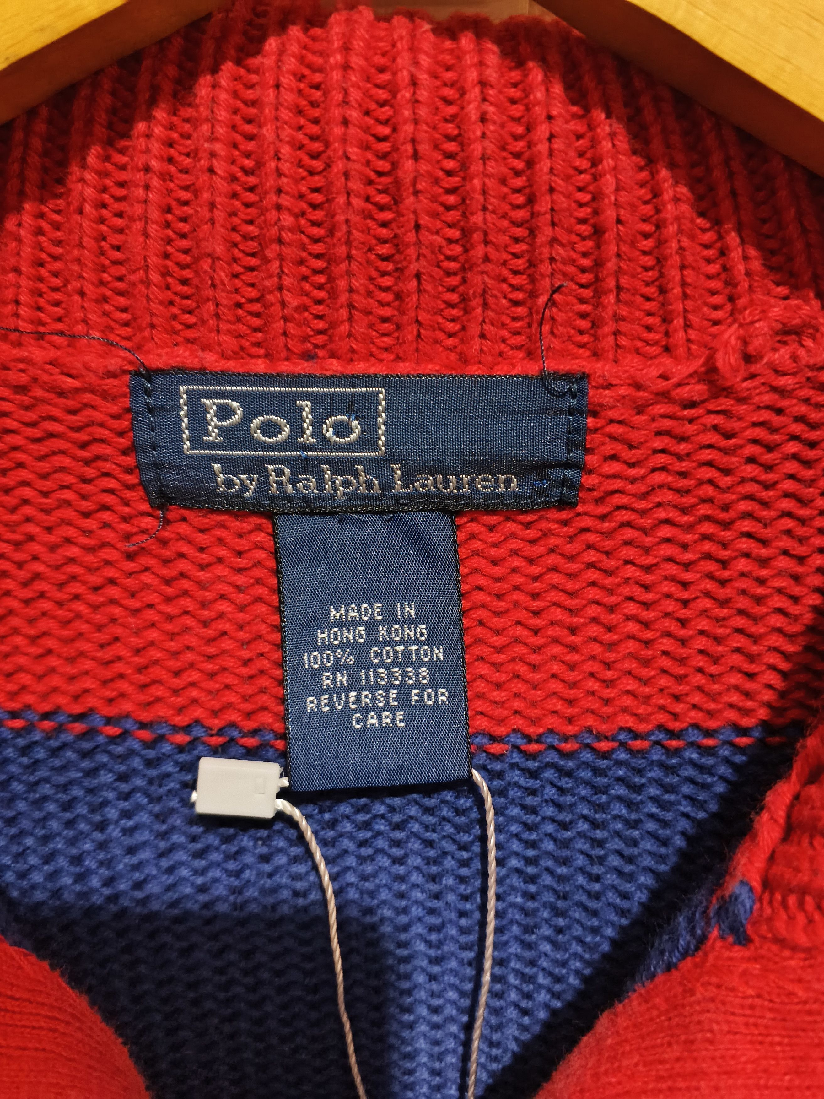 Polo Ralph Lauren 90s Polo Ralph Lauren Striped Half Zip Cotton Sweater Size US XS / EU 42 / 0 - 5 Thumbnail