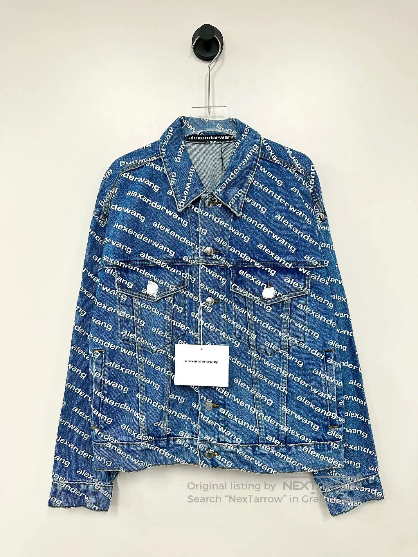 Alexander Wang Alexander Wang Blue Camo Printed Denim Jacket| Size US S / EU 44-46 / 1 - 1 Thumbnail