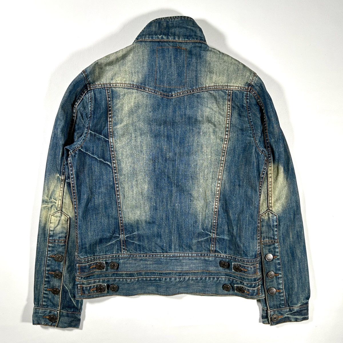 291295=Homme 🔻291295 = Homme Double Layered Denim Trucker Jacket🔻 Size US M / EU 48-50 / 2 - 4 Thumbnail
