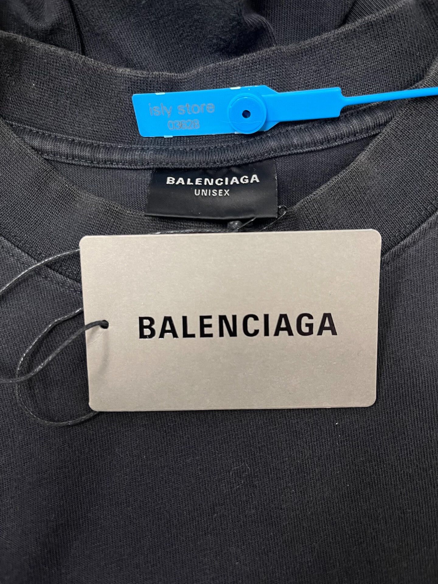 Balenciaga balenciaga black logo printed short sleeve t-shirt Size US S / EU 44-46 / 1 - 5 Thumbnail