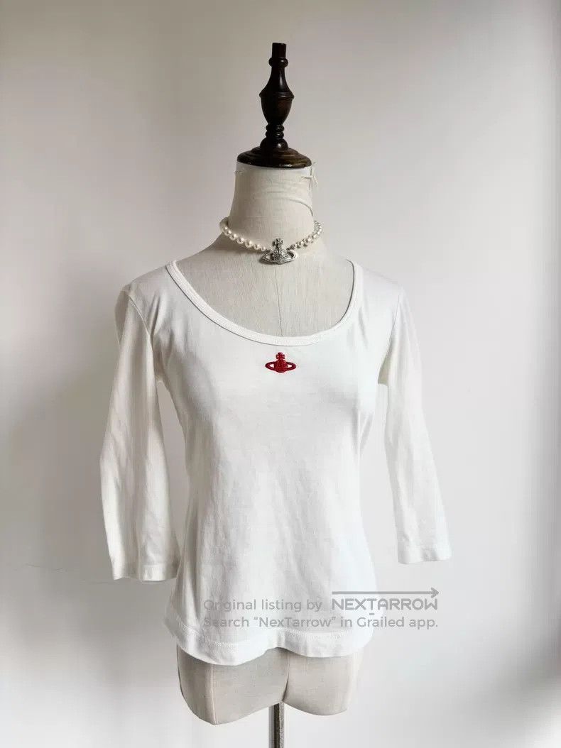Other Vivienne Westwood White Saturn seven-eighth sleeve base la Size M / US 6-8 / IT 42-44 - 2 Thumbnail