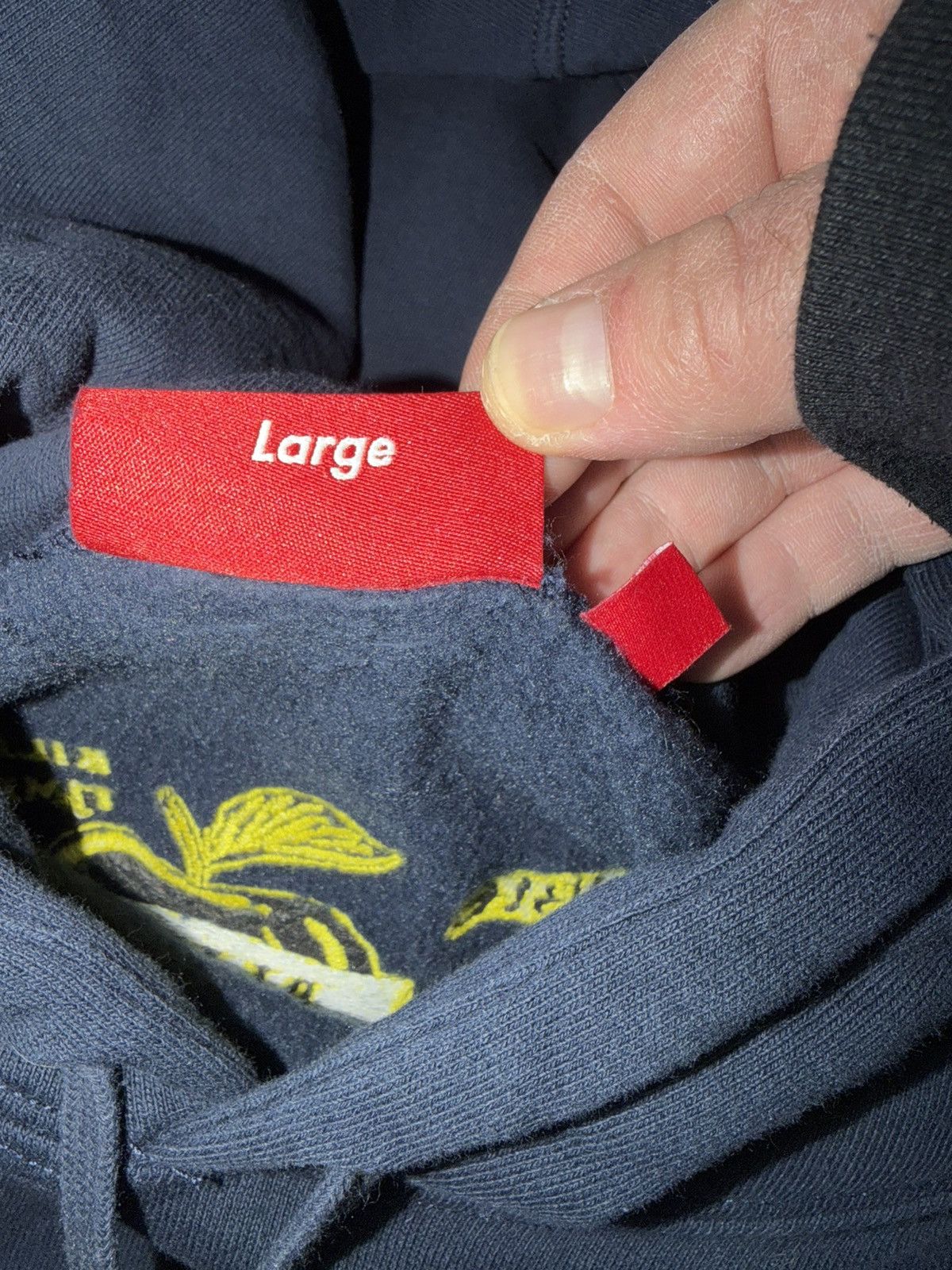 Supreme Supreme Wild Embroidered Hooded Sweatshirt 'Navy' Size US L / EU 52-54 / 3 - 6 Thumbnail
