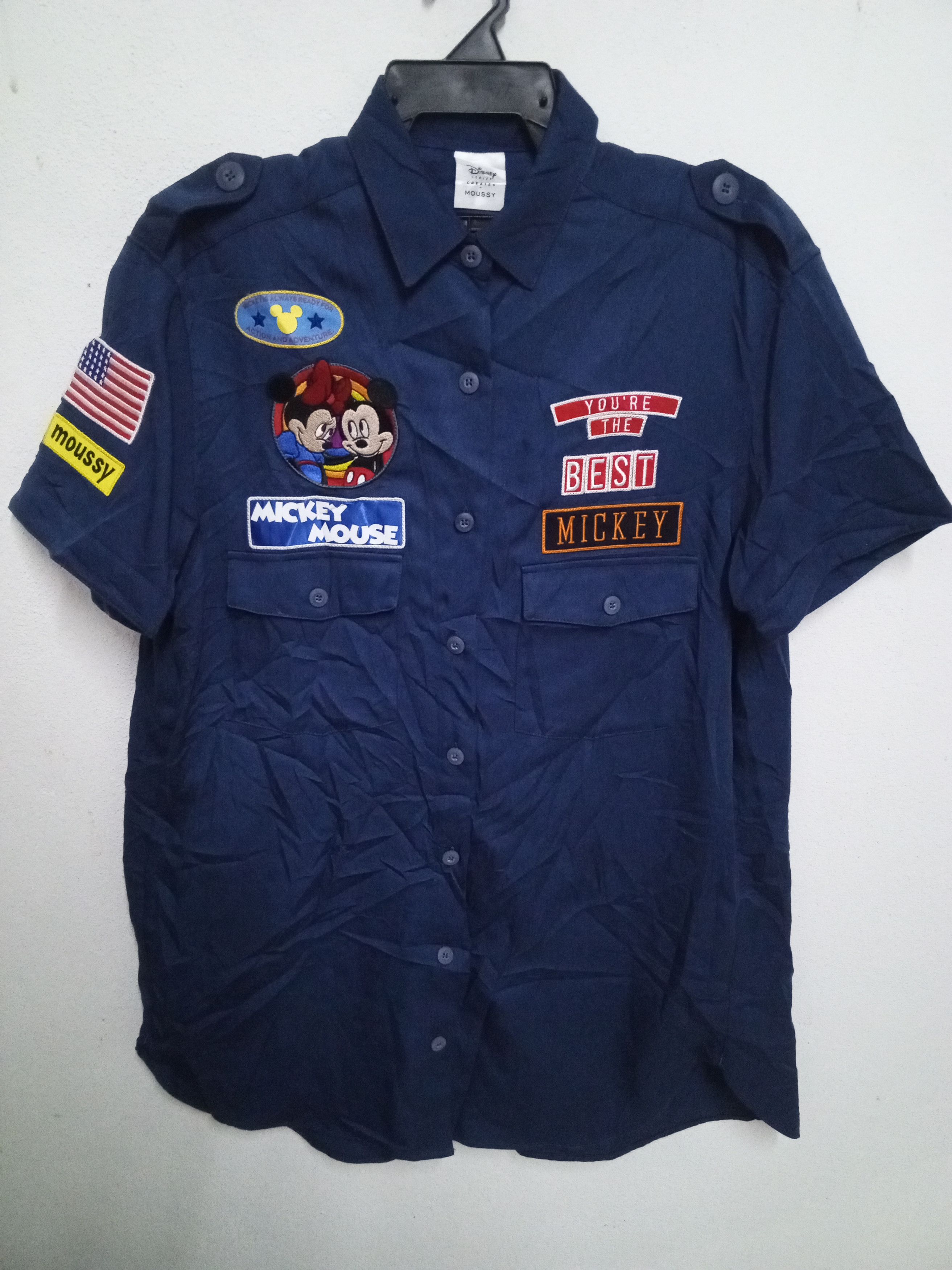 MOUSSY DISNEY x MOUSSY SHIRT PATCH DESIGN Size XL / US 12-14 / IT 48-50 - 1 Thumbnail