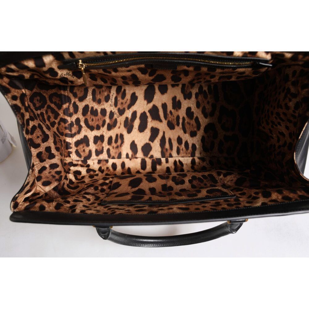 Dolce & Gabbana Dolce & Gabbana Multicolor Leather Brocade Velvet Travel Duf Size ONE SIZE - 6 Thumbnail