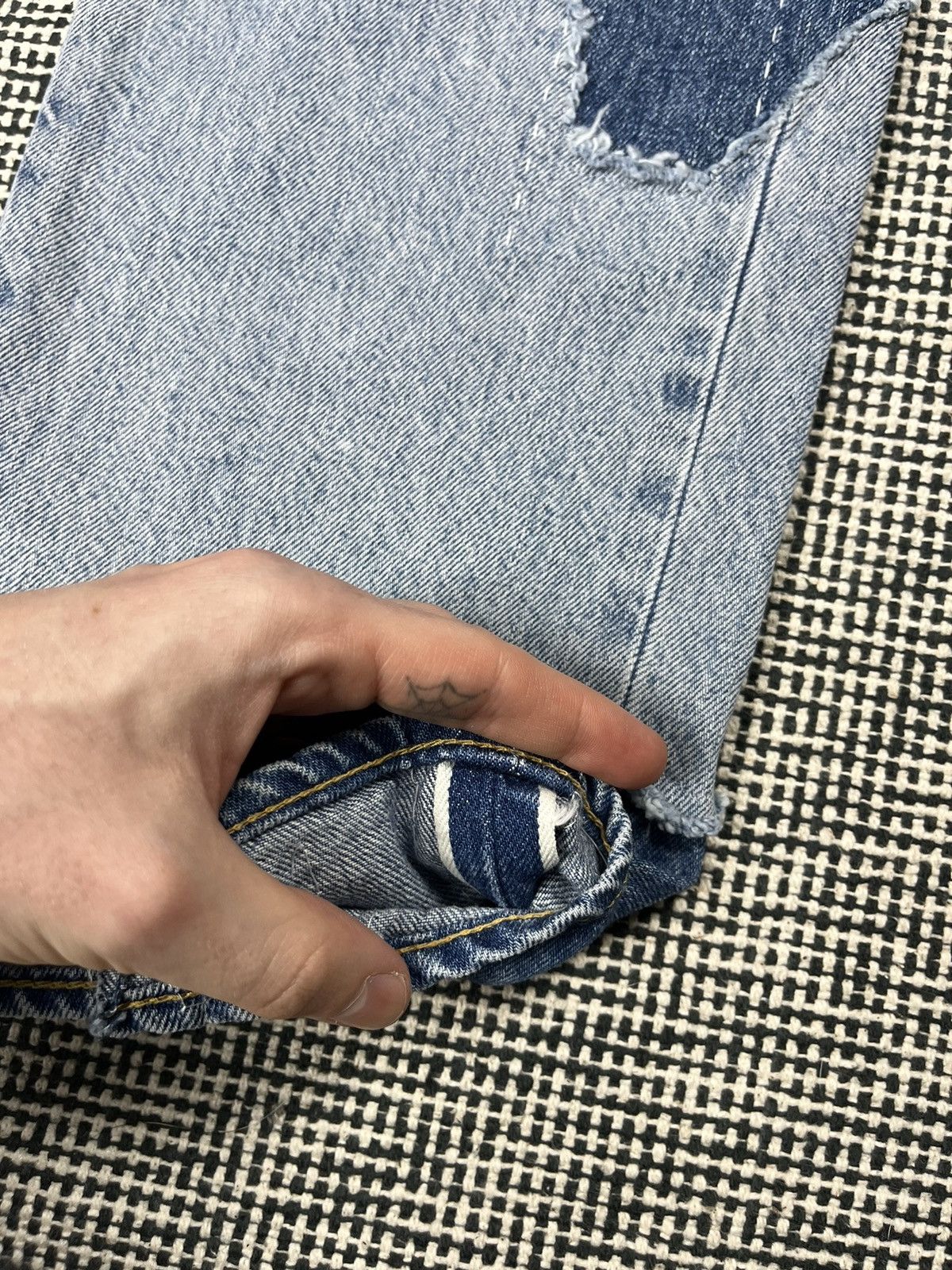 Levi's Made & Crafted Levi’s 501 made & crafted made in Japan sashiko jeans Size US 30 / EU 46 - 8 Thumbnail