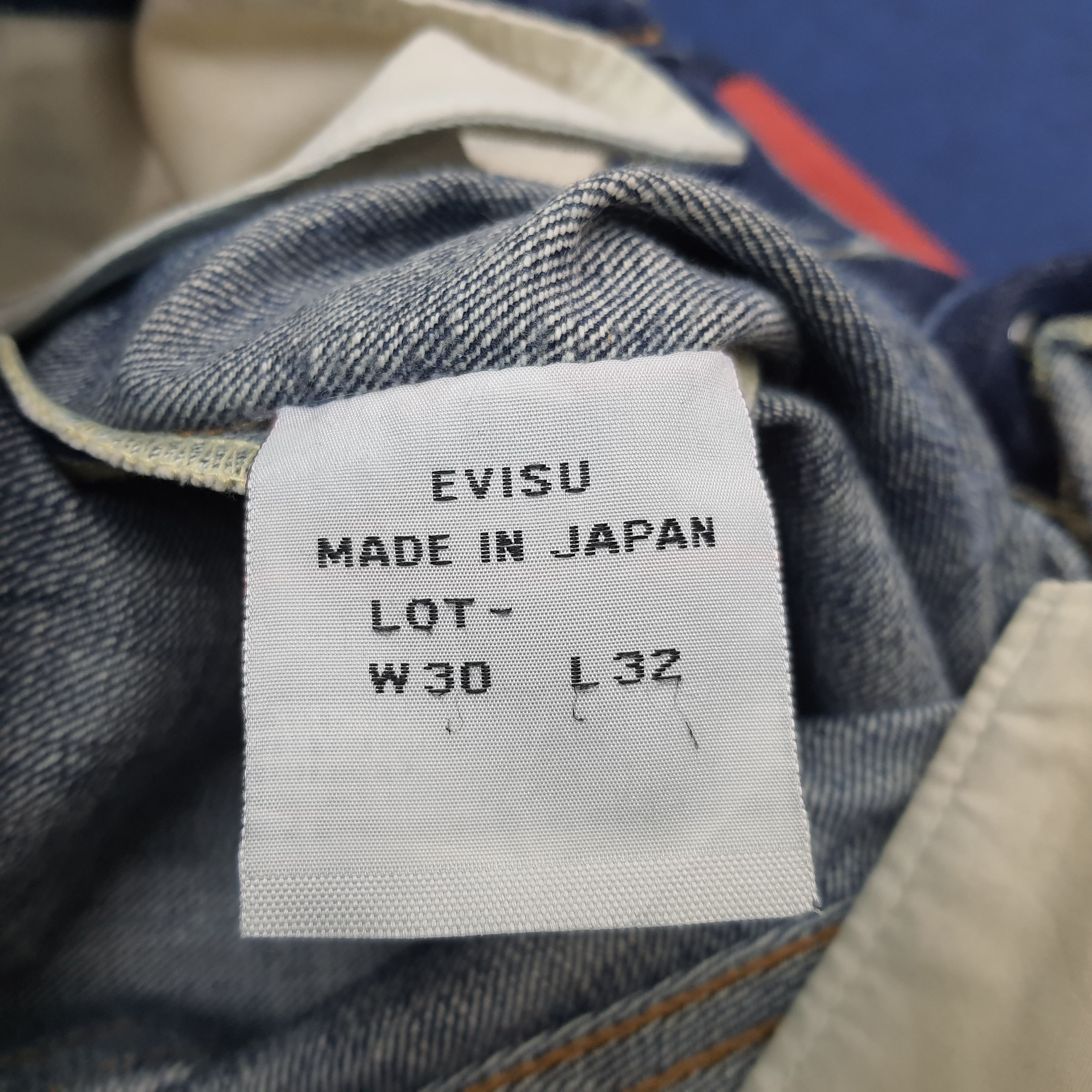 Evisu Vintage Evisu Japan Brand Custom Daicock Jeans C252N13 Size US 30 / EU 46 - 8 Thumbnail