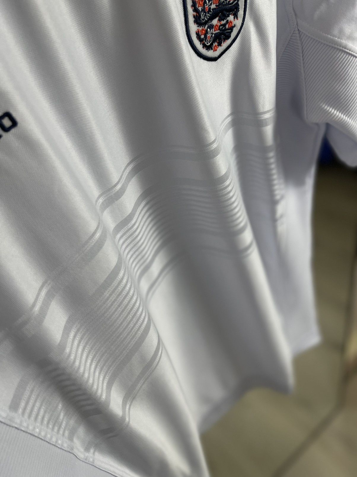 Umbro Umbro England 1999-2001 Home Jersey Vapa Tech Techwear Size US XL / EU 56 / 4 - 6 Thumbnail