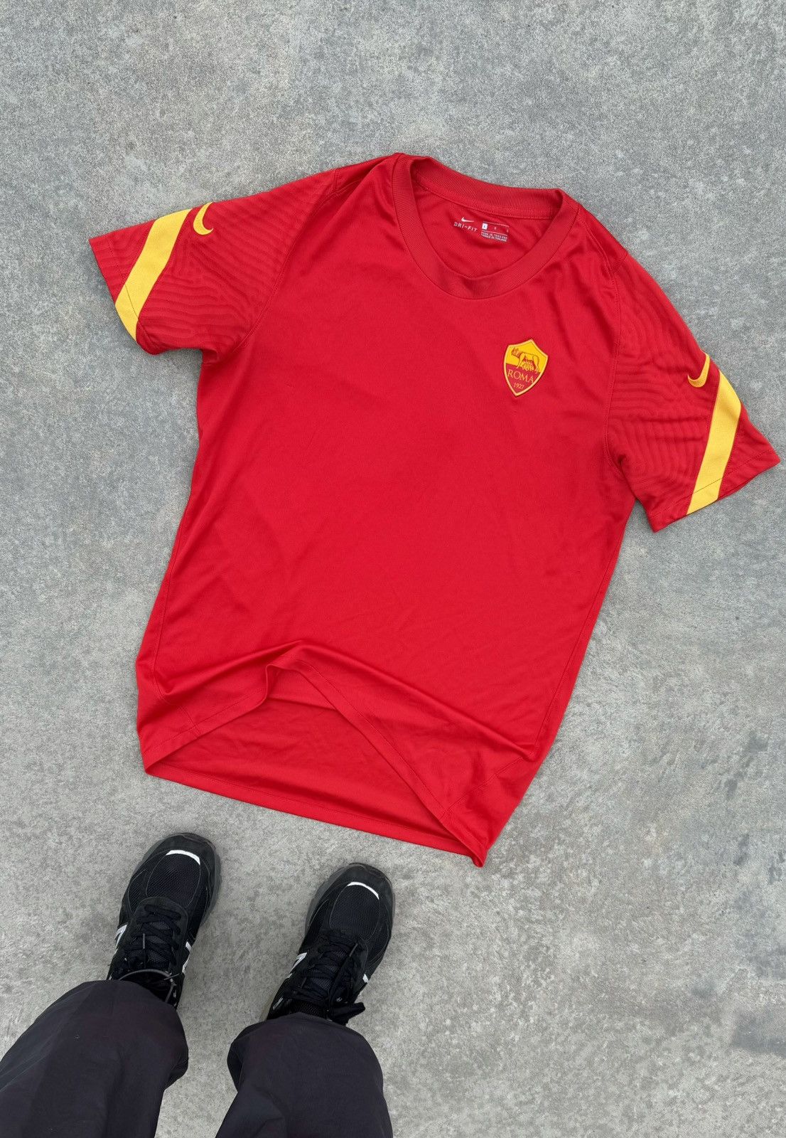 Nike Nike AS Roma Y2k Training Drill Soccer Jersey Blokecore Size US L / EU 52-54 / 3 - 7 Thumbnail