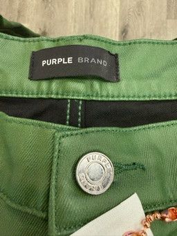 Purple Brand Purple Brand "Patent Film" Cargo Flare Jeans Size US 34 / EU 50 - 4 Thumbnail