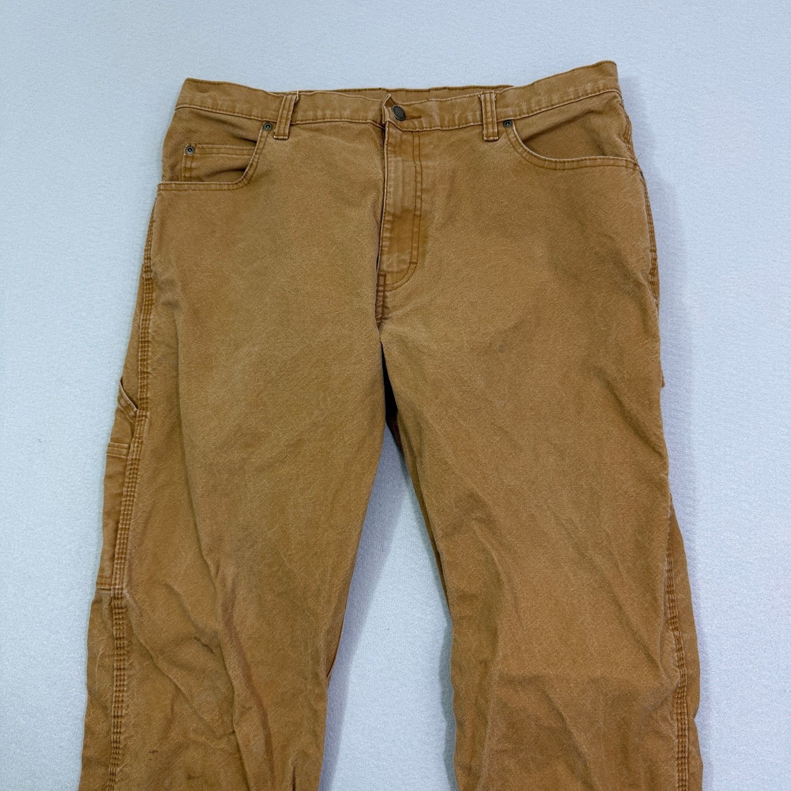 Dickies Vintage Dickies Carpenter Pants Mens 34x32 Tan Workwear Size US 34 / EU 50 - 2 Thumbnail