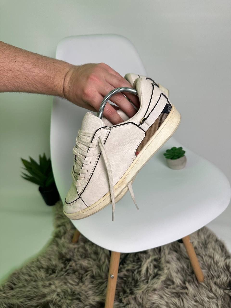Burberry × Vintage Vintage Burberry leather Shoes Luxury Size US 6 / EU 39 - 2 Thumbnail