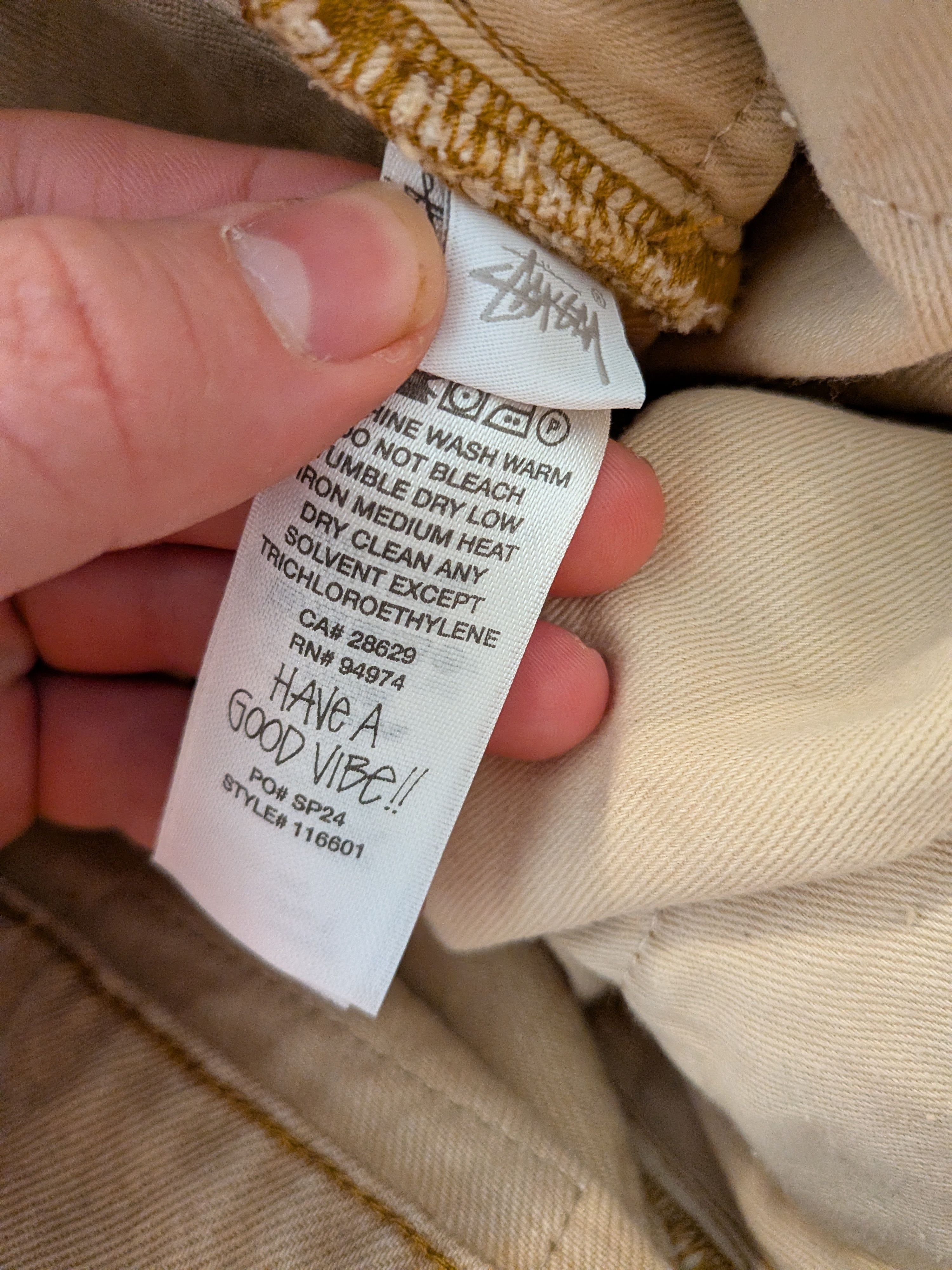 Stussy Stussy classic denim jeans "sand". Size US 28 / EU 44 - 6 Thumbnail