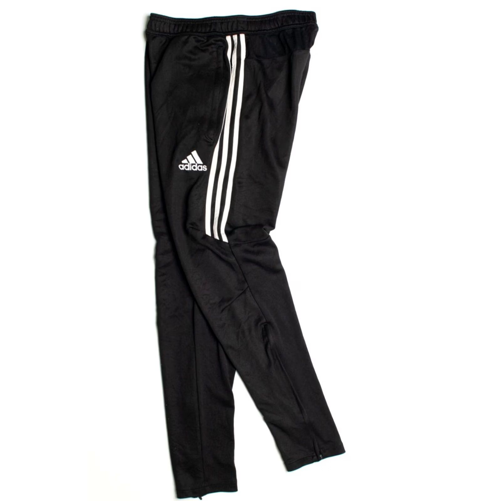 Adidas VINTAGE Adidas Track Pants Small Black 3-Stripes Logo Casual Adidas Track Pants Small Black 3-Stripes Logo Casual MensMens Size US 29 - 2 Thumbnail