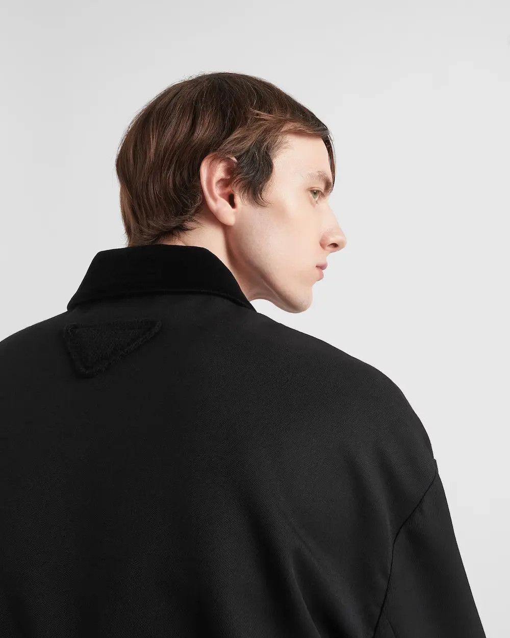 Prada oc11z0625 Wool Blouson Jacket in Black Size US L / EU 52-54 / 3 - 4 Thumbnail