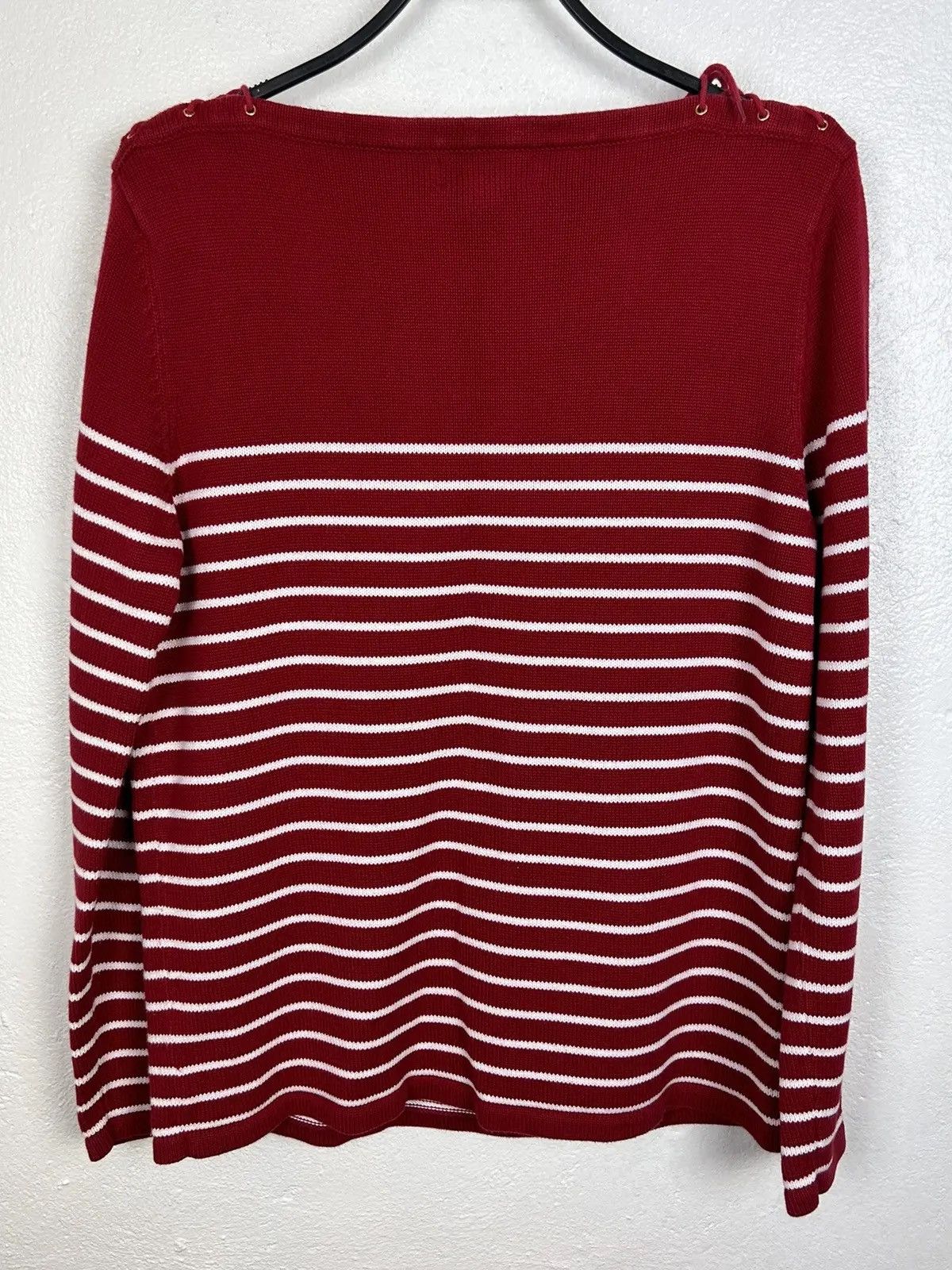 Lauren Ralph Lauren Vintage Lauren Ralph Lauren Marine Striped Sweater In Red Size M / US 6-8 / IT 42-44 - 5 Thumbnail