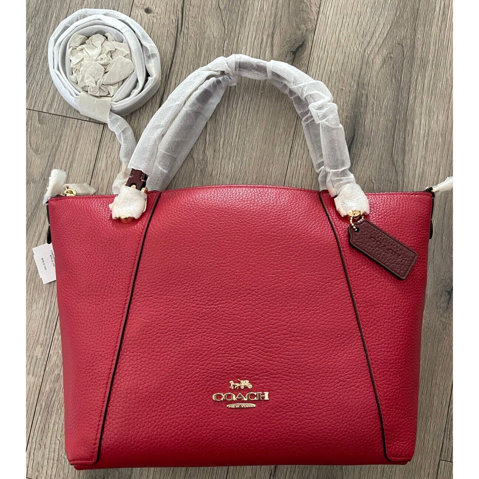 Coach 2024 Kacey Satchel Red