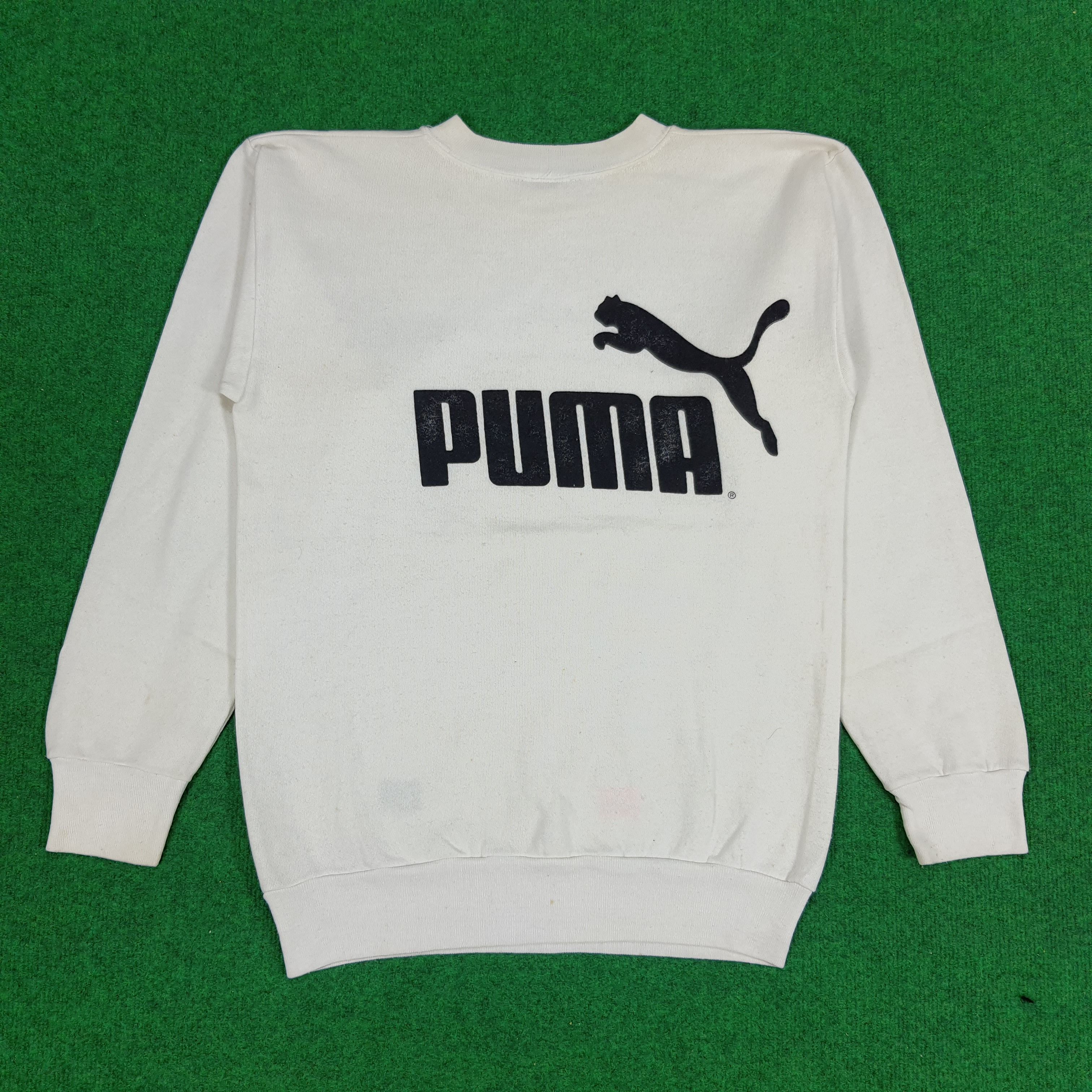 Puma × Vintage Vintage PUMA Big Logo Sweatshirts Size US S / EU 44-46 / 1 - 1 Thumbnail