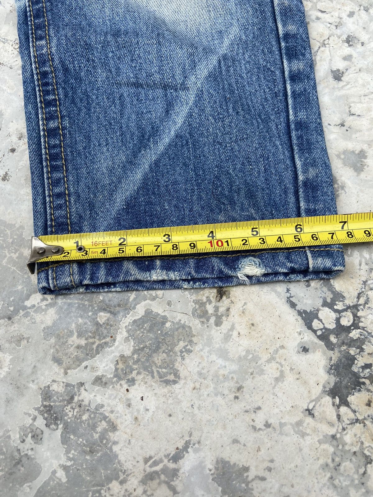 If Six Was Nine × Le Grande Bleu (L.G.B.) × Vintage Irene short denim pants below the knee Size 27" / US 4 / IT 40 - 13 Thumbnail