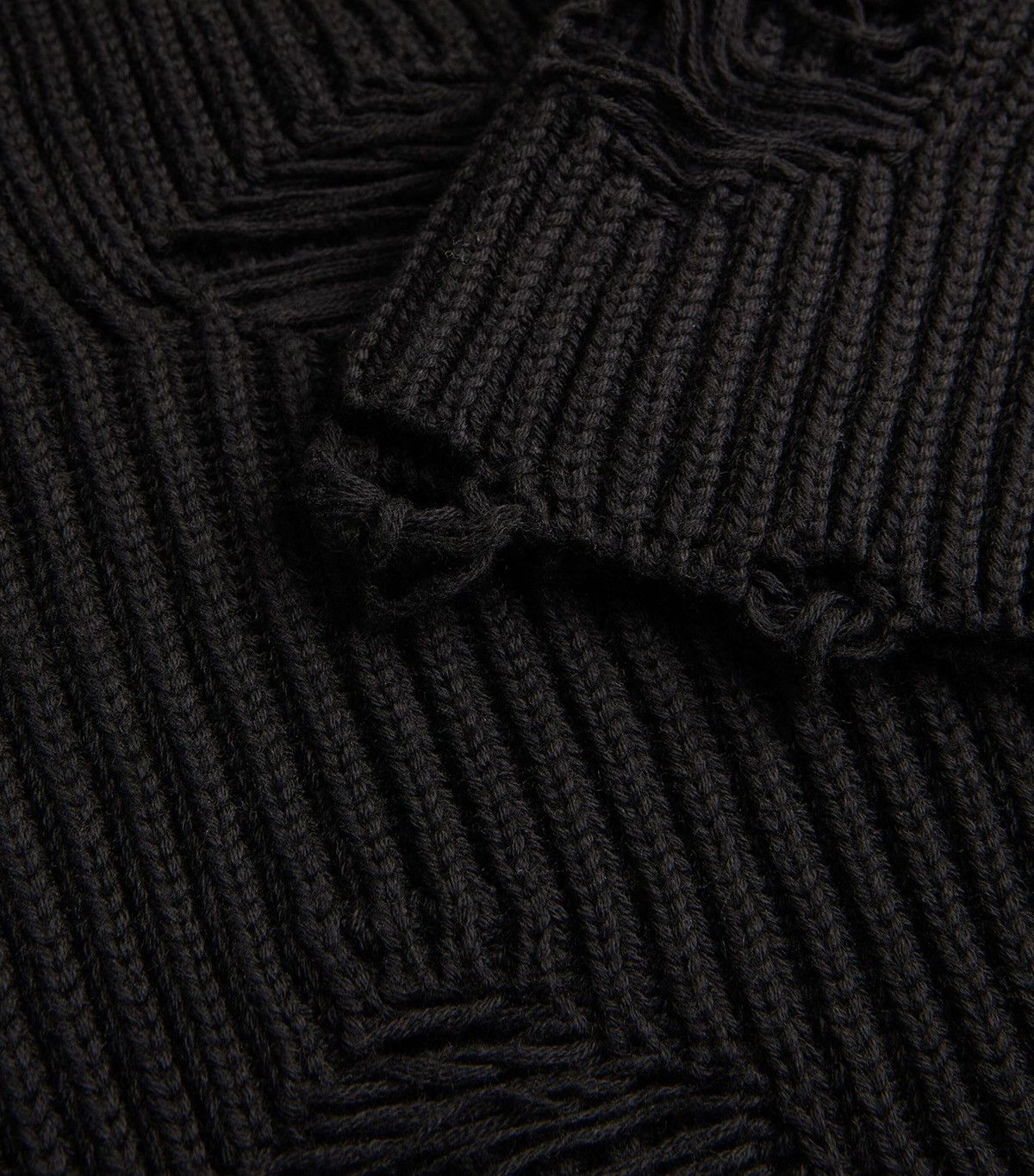 Maison Margiela !DS! SS23 Maison Margiela Distressed Black Knitted Sweater Size XXL / US 16-18 / IT 52-54 - 8 Thumbnail