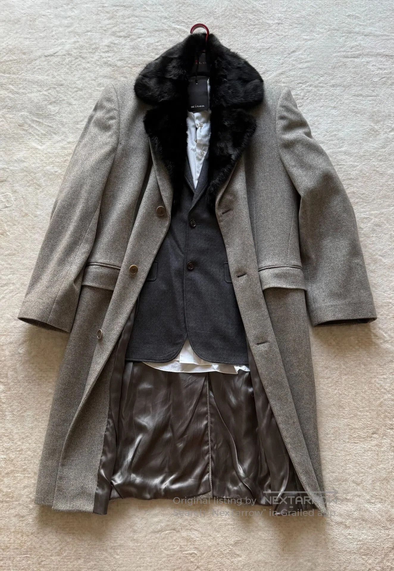 Kiton Luxurious Kiton Neapolitan Tailored Coat. Size US M / EU 48-50 / 2 - 1 Thumbnail