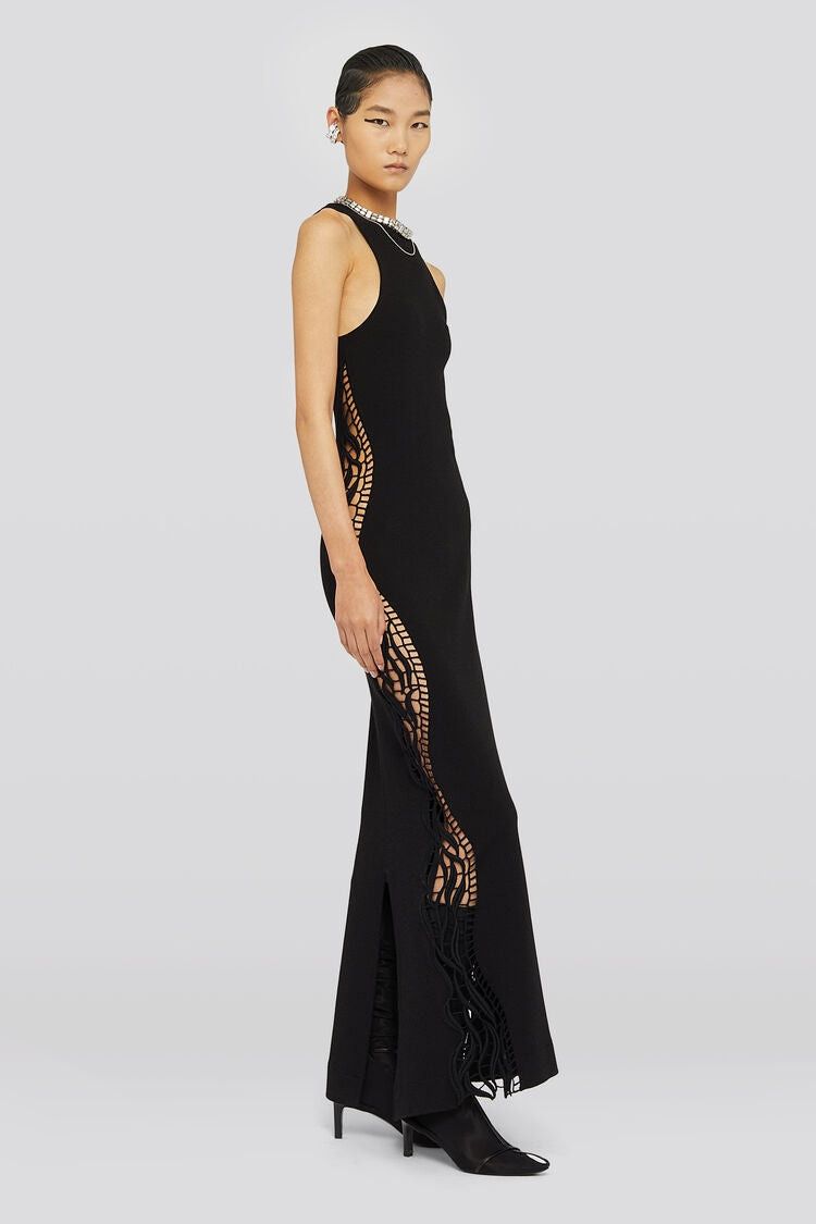 Jil Sander o1y0925 Maxi Dress in Black Size S / US 4 / IT 40 - 2 Thumbnail