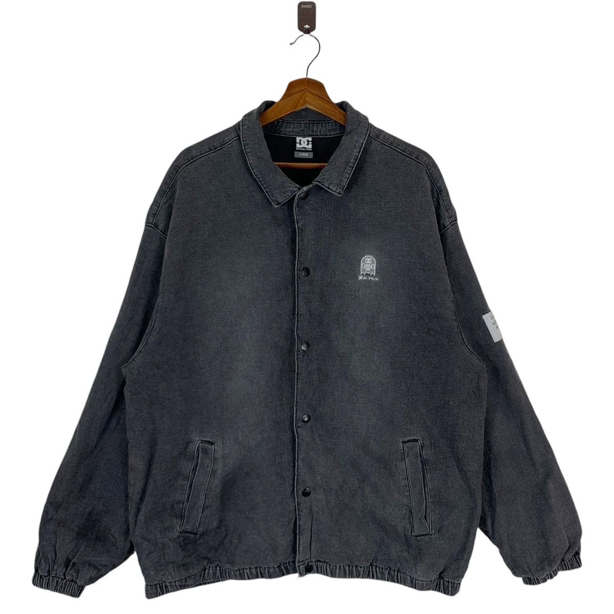 DC ⚡️⚡️ VINTAGE DCSHOECO USA STREETWEAR BOMBER JACKET Size US L / EU 52-54 / 3 - 1 Thumbnail