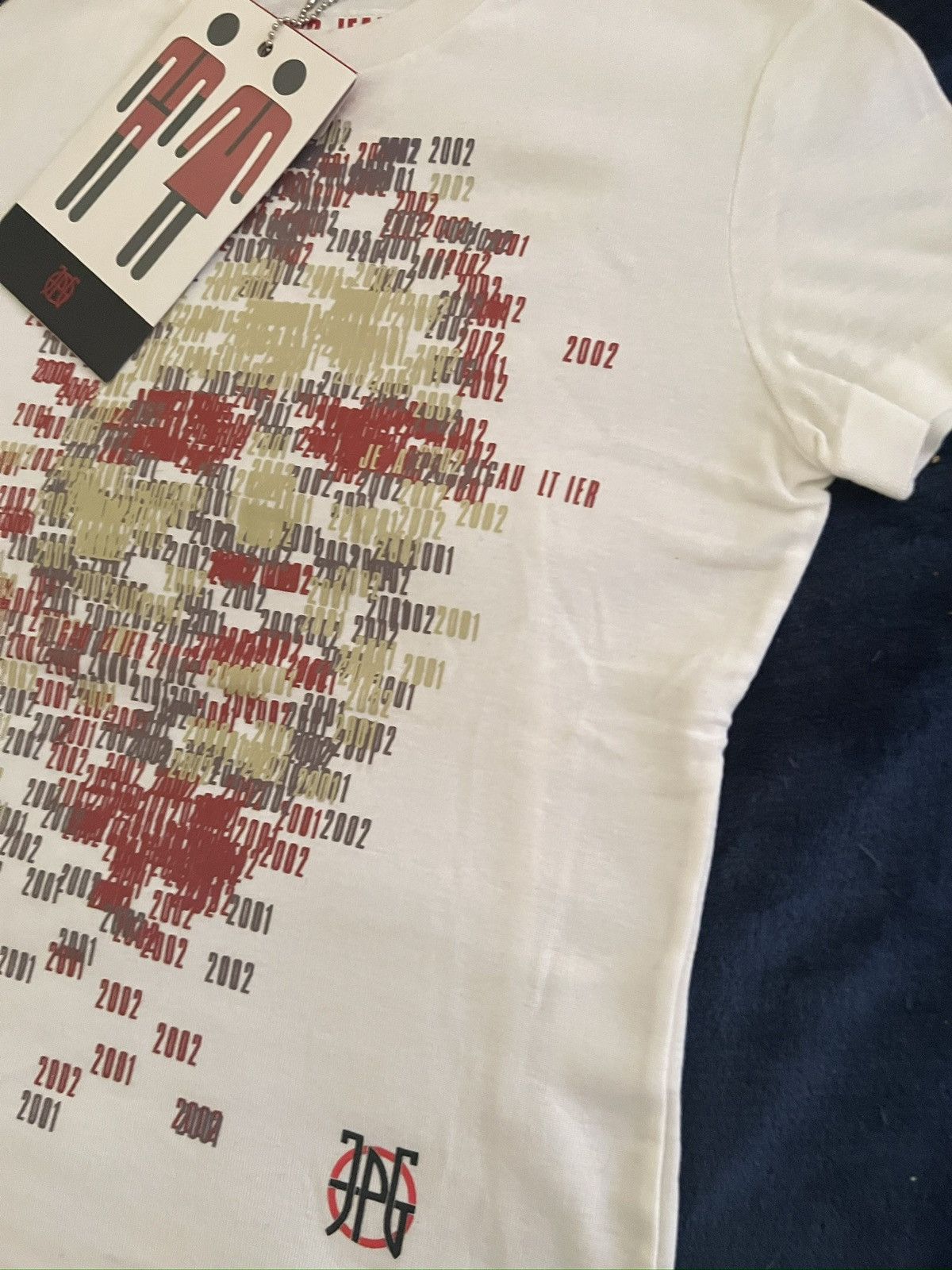 Jean Paul Gaultier Jean Paul Gaultier 01/02 -stretch cotton tee JPG face print Size US L / EU 52-54 / 3 - 19 Thumbnail